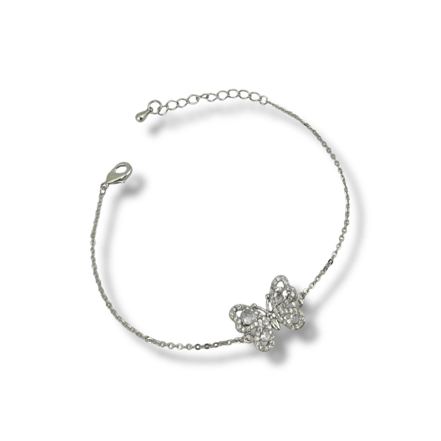 Golden Papillon Bracelet – Silver Glow Edition