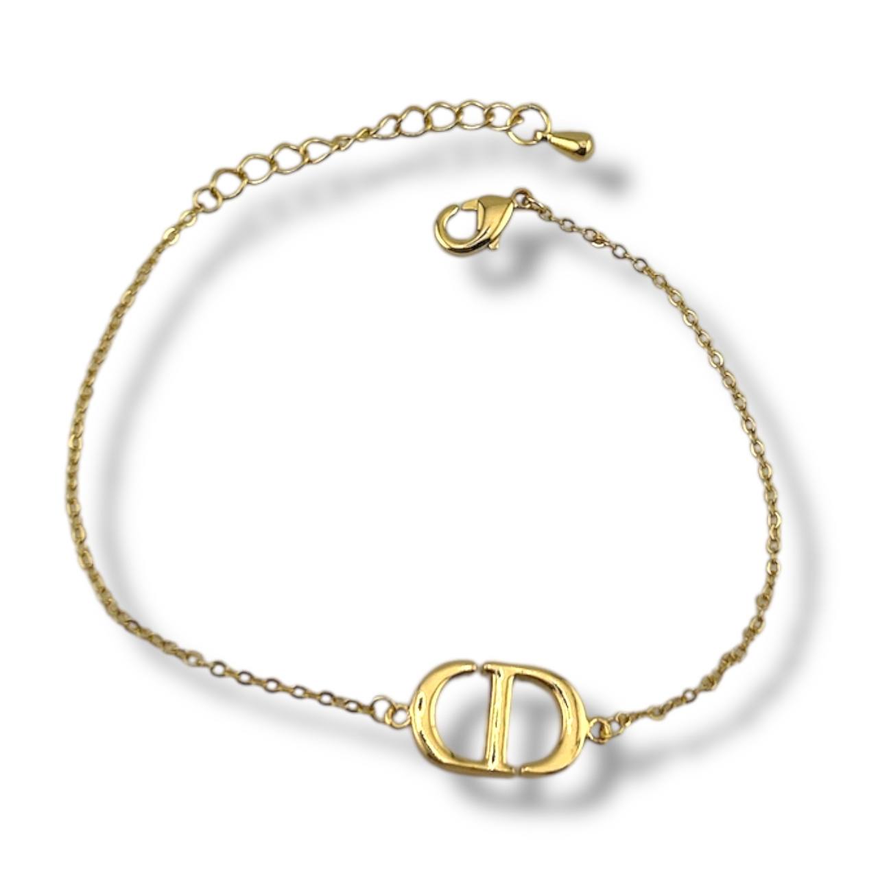 Duo Initials Bracelet – Silver & Gold Harmony