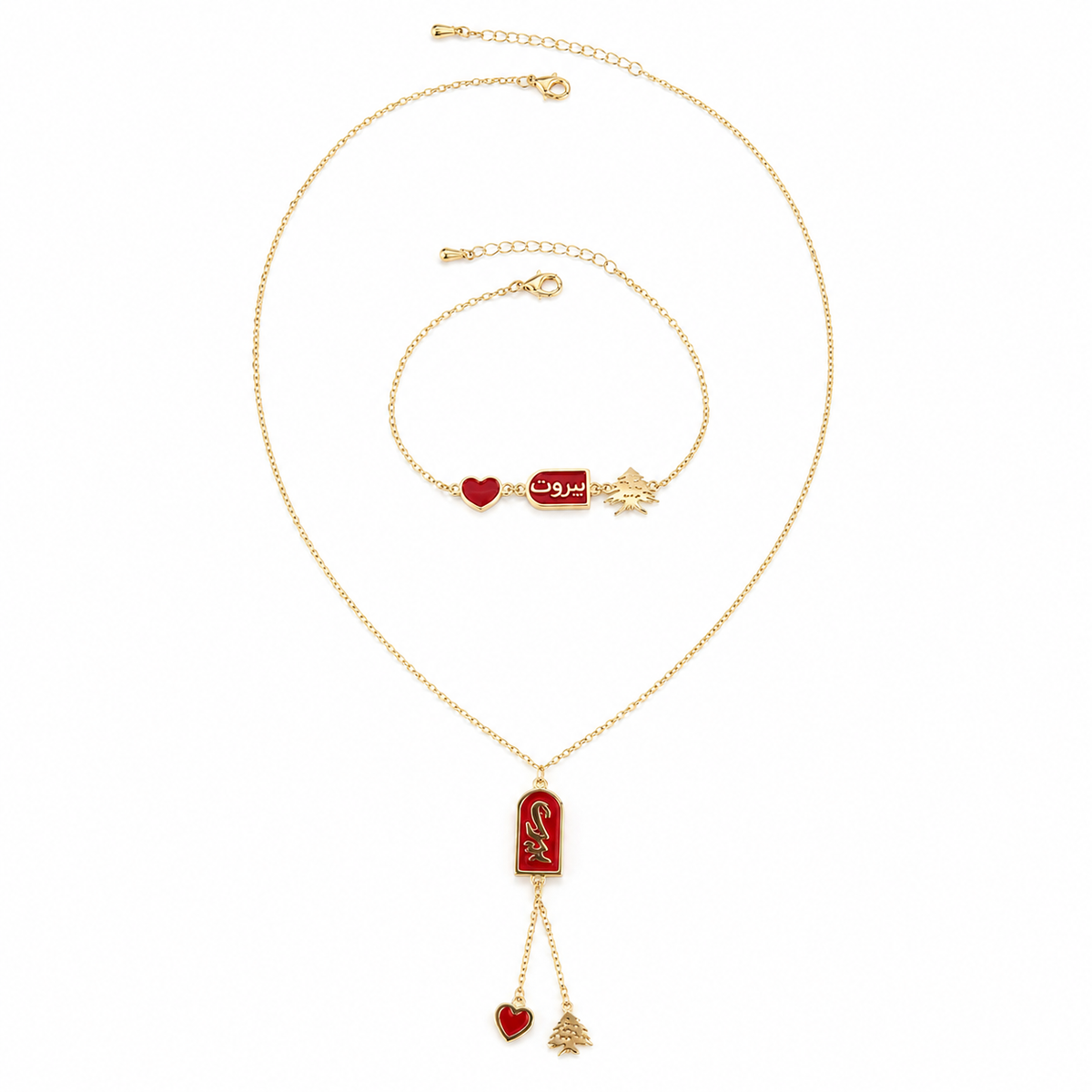 The Beirut Set – بيروت necklace and bracelet