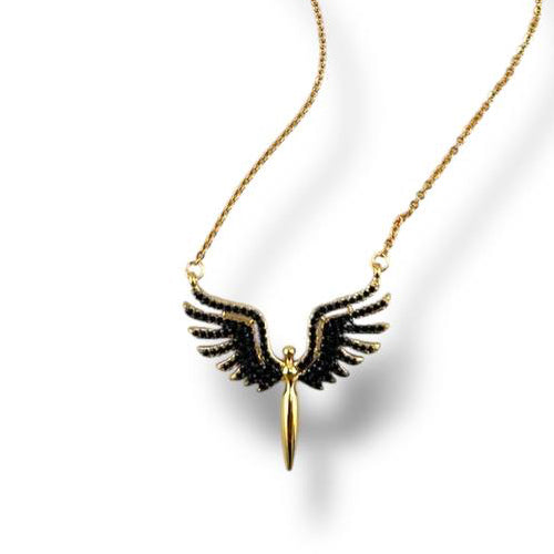 “Phoenix bird”Winged Pendant Necklace