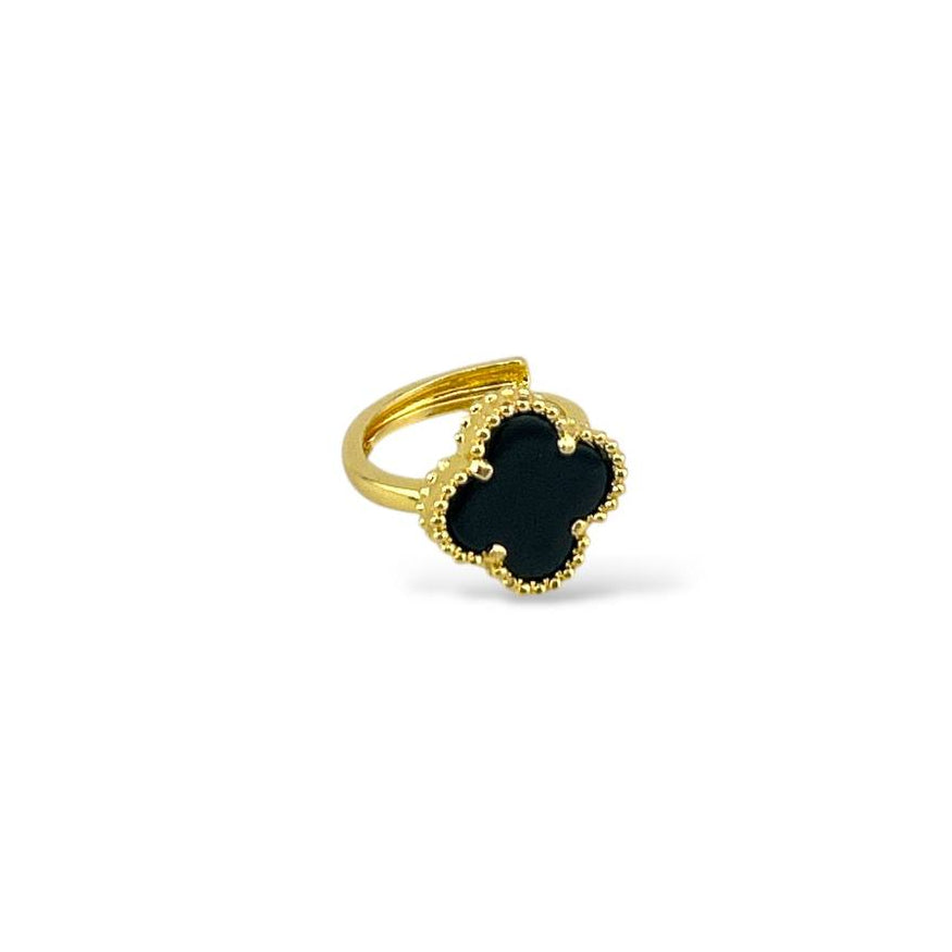 Vancleef Clover Ring – Deep Blue Elegance 💙🍀