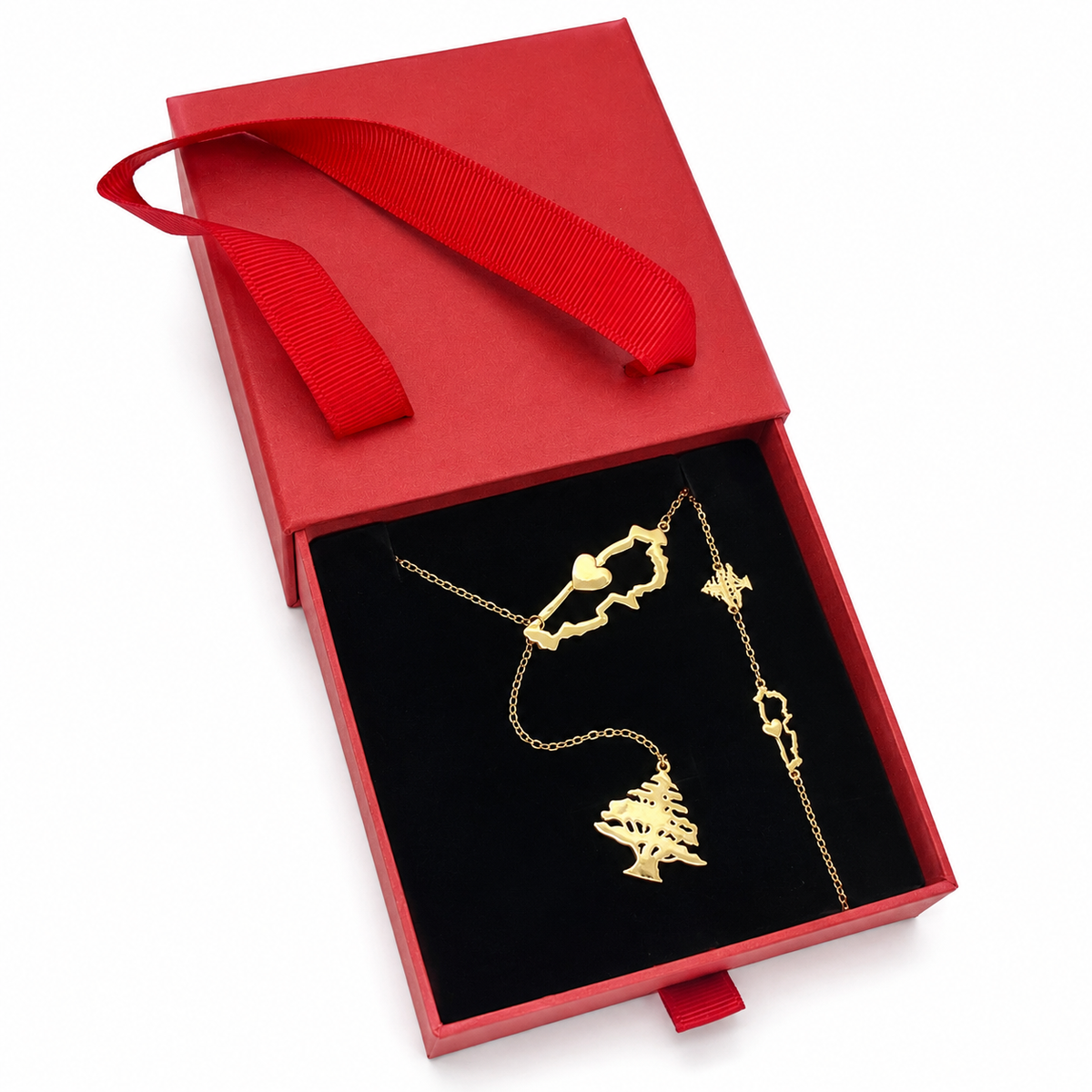 Cedar & Map Set in Poshewix gift box