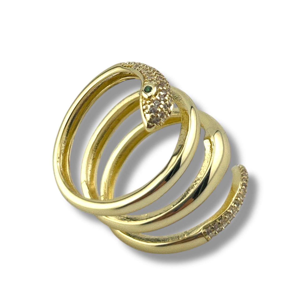 Silver Serpent Spiral Ring 🐍✨