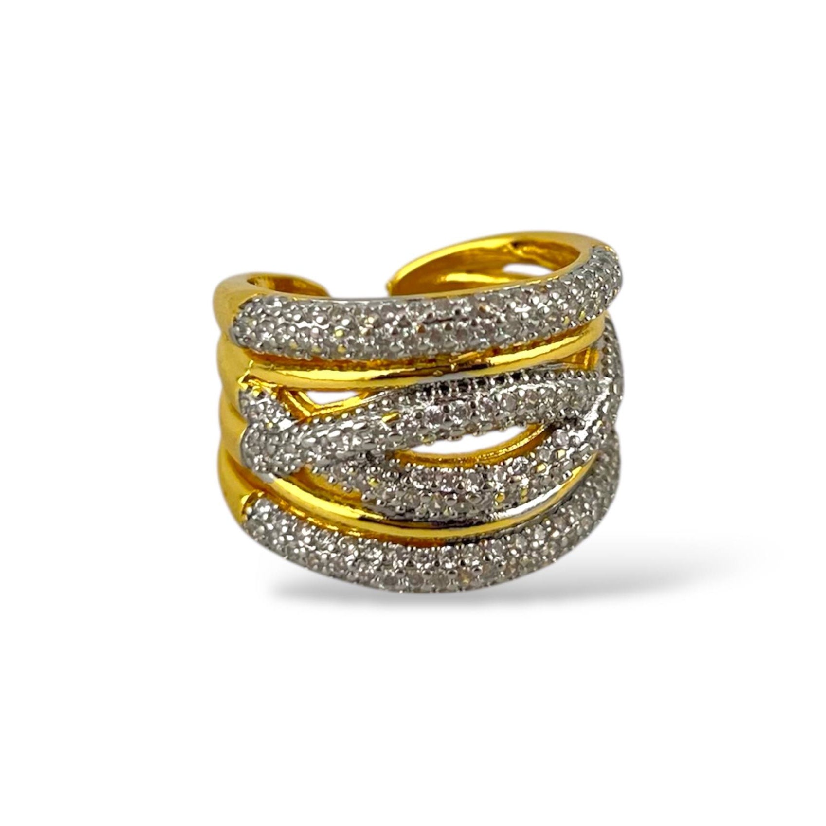 💎 Twisted Harmony Ring