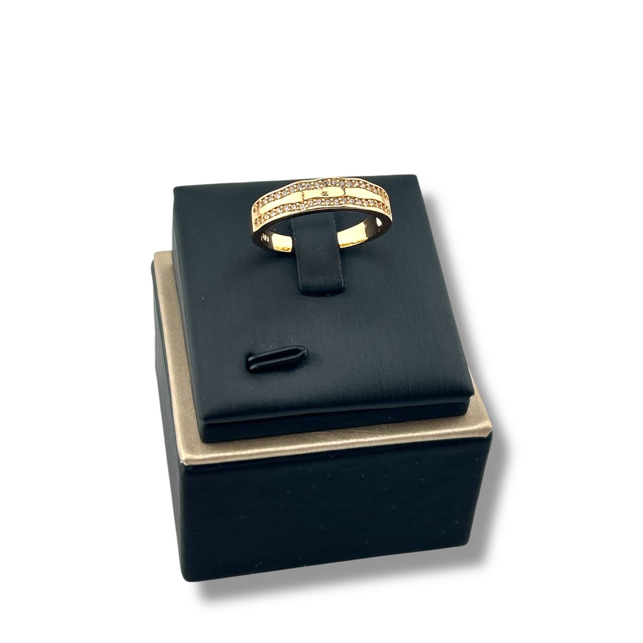 Double Row Sparkle Band ring