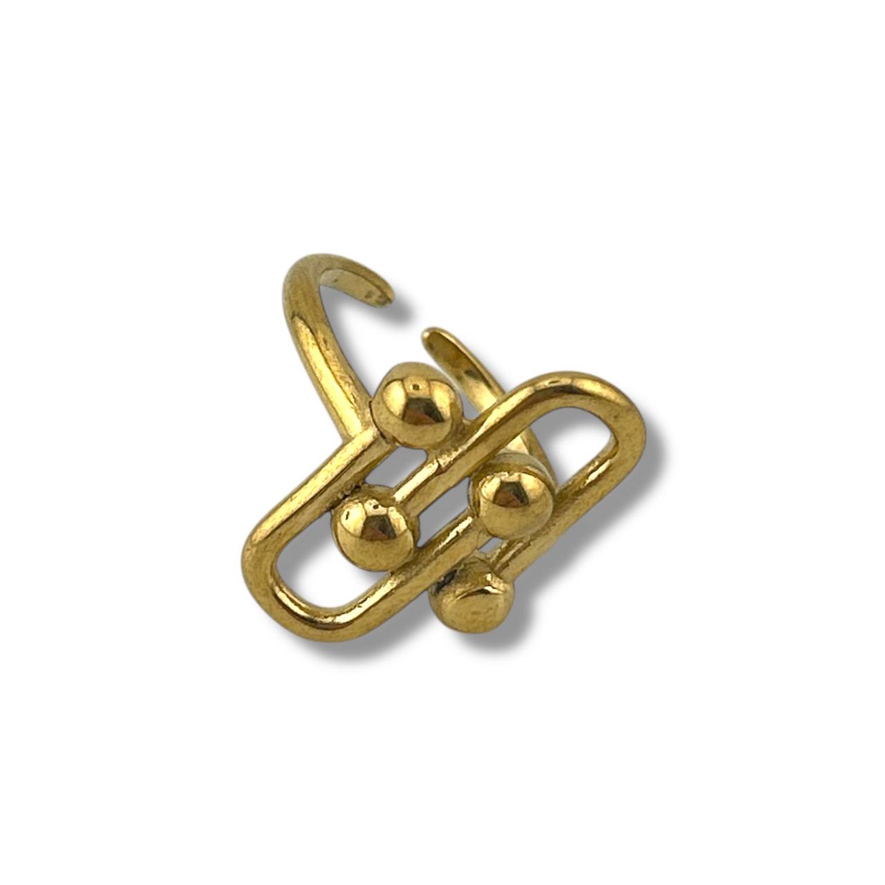 ✨ Tiffany Gold Wrap Ring – Modern Art on Your Finger