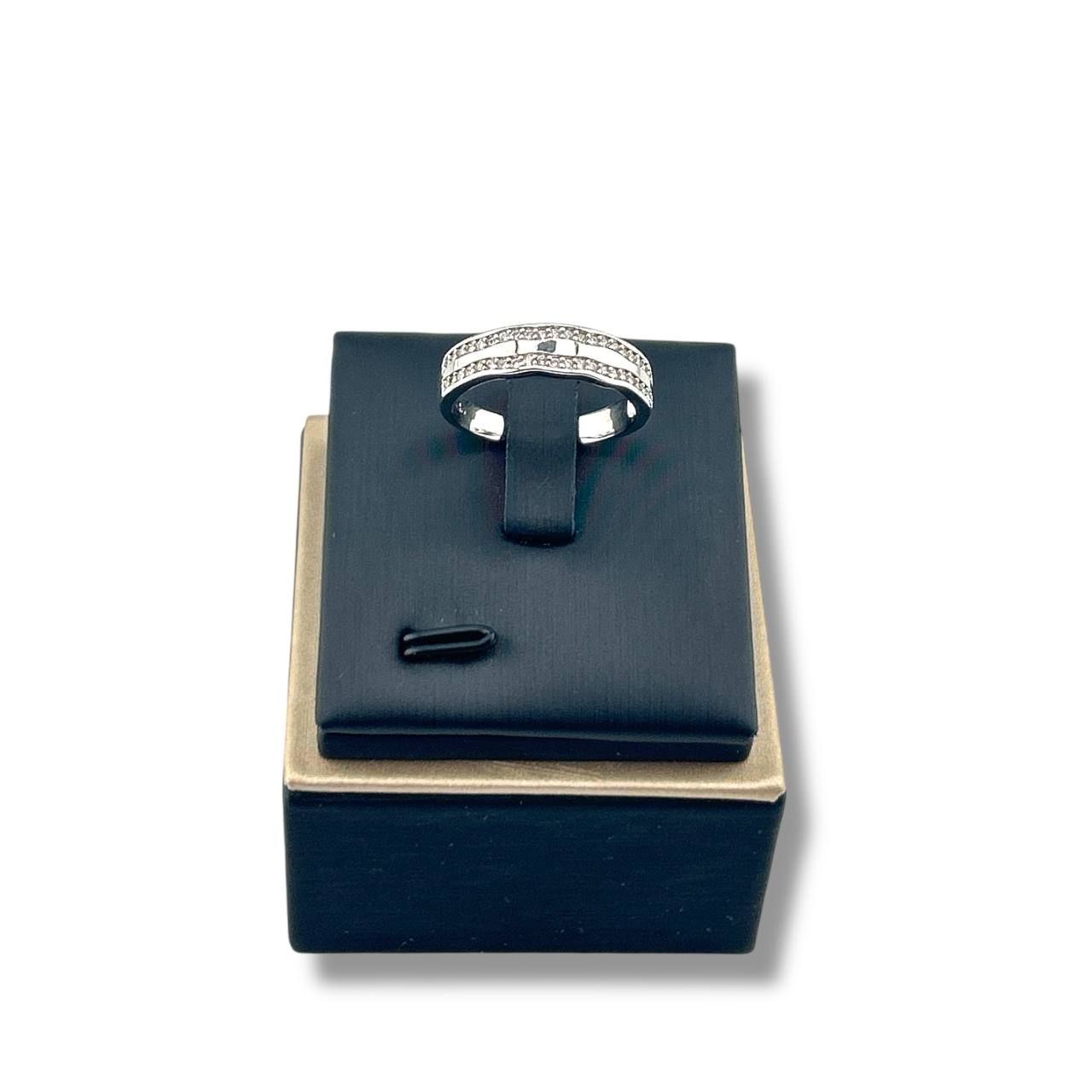 Double Row Sparkle Band ring