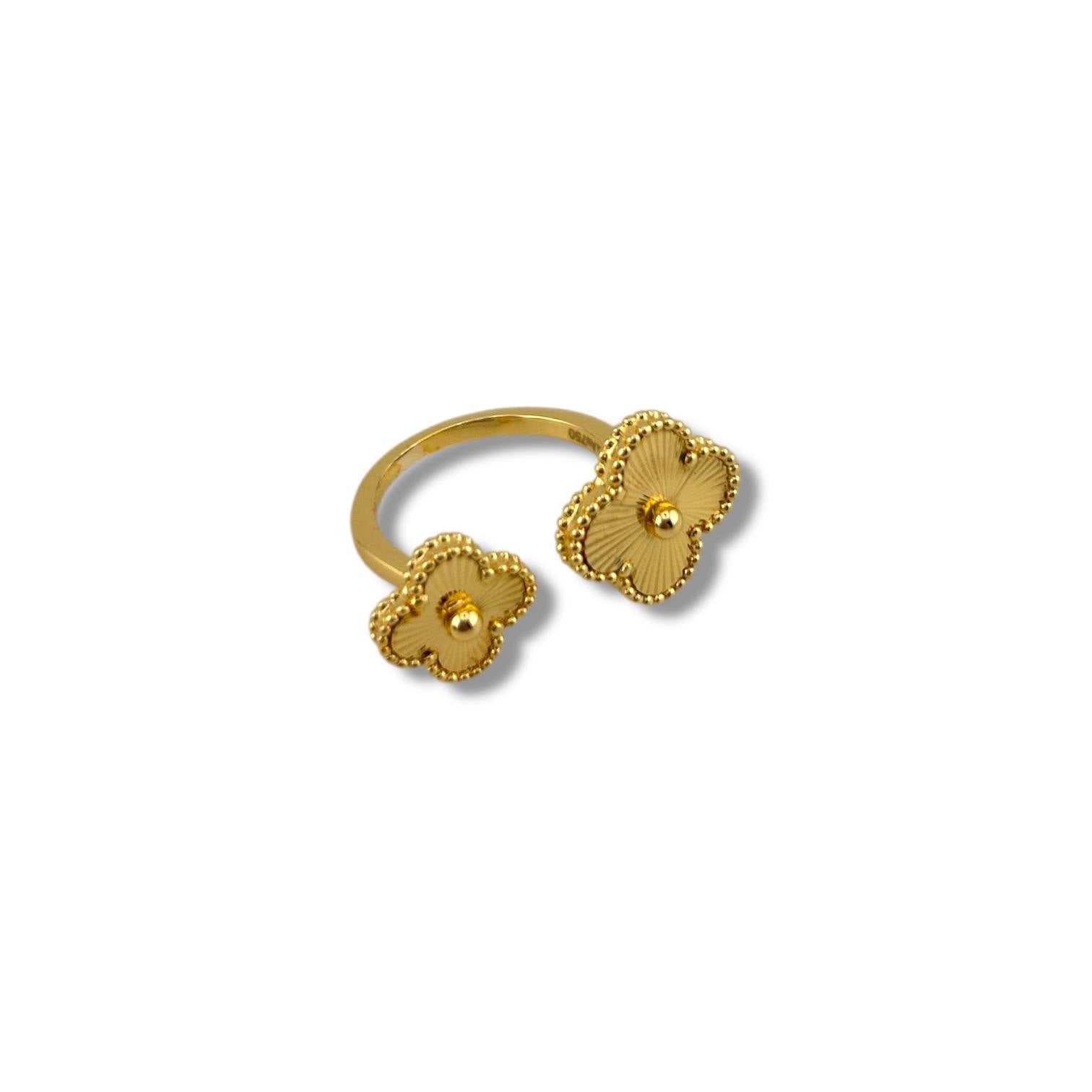 Fleur D’or Twin Bloom Ring