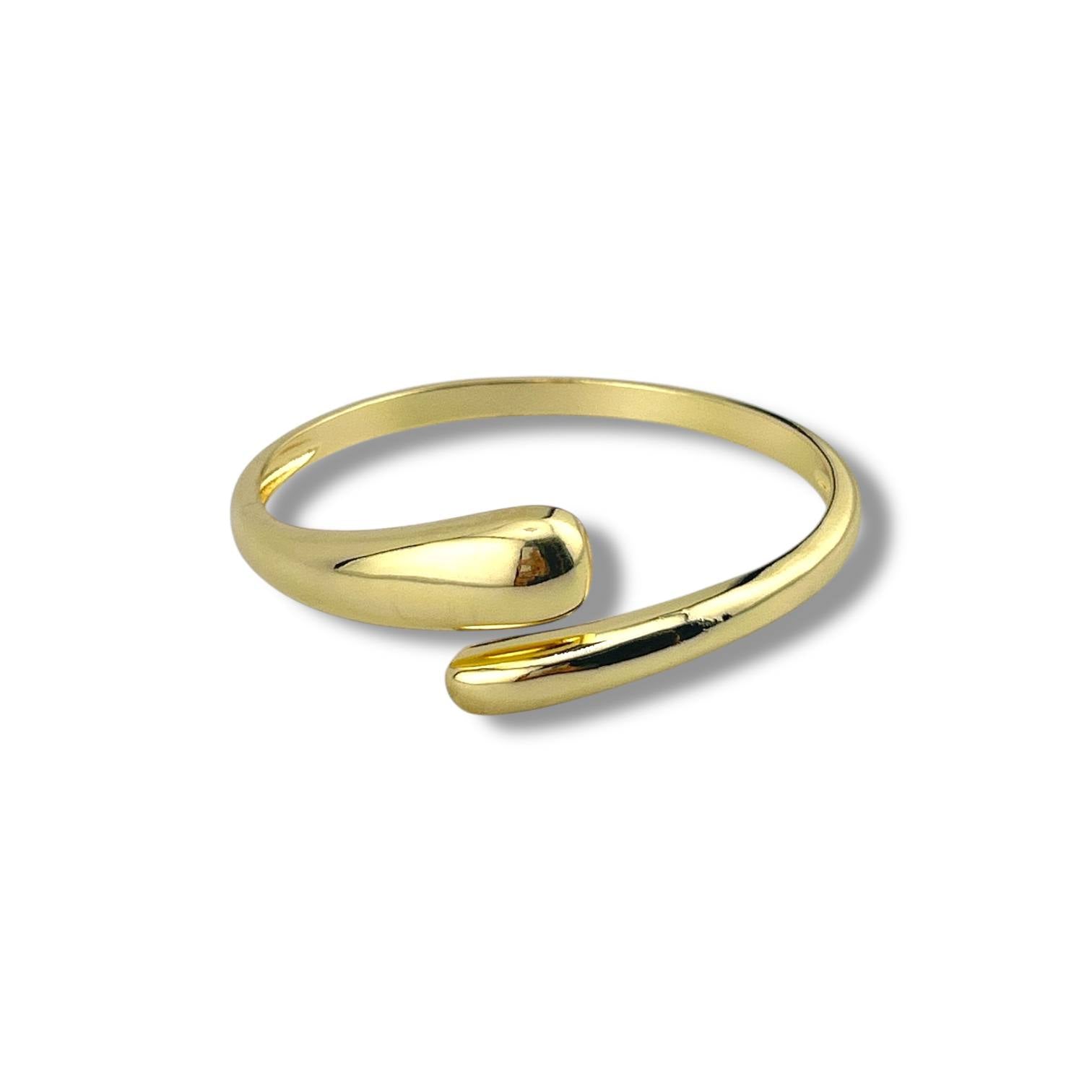 Minimalist Gold Open design bangle