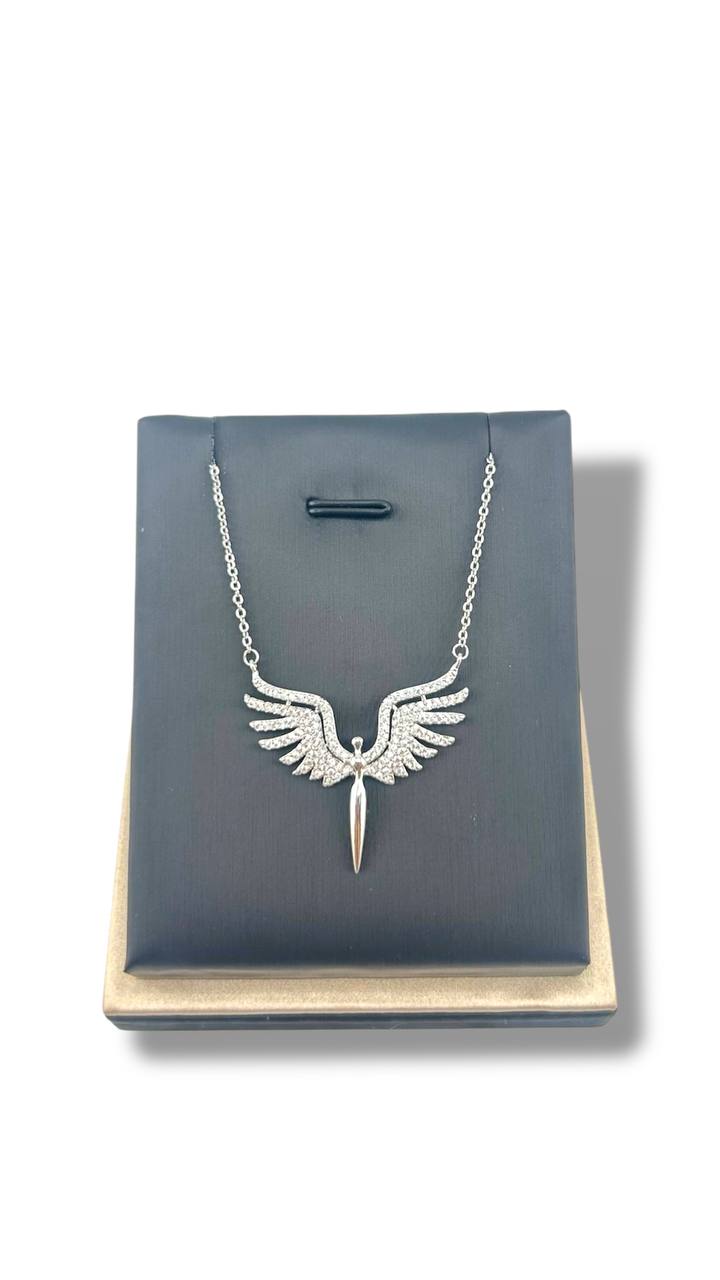 “Celestia” Winged Pendant Necklace