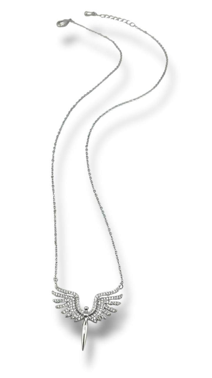 “Celestia” Winged Pendant Necklace
