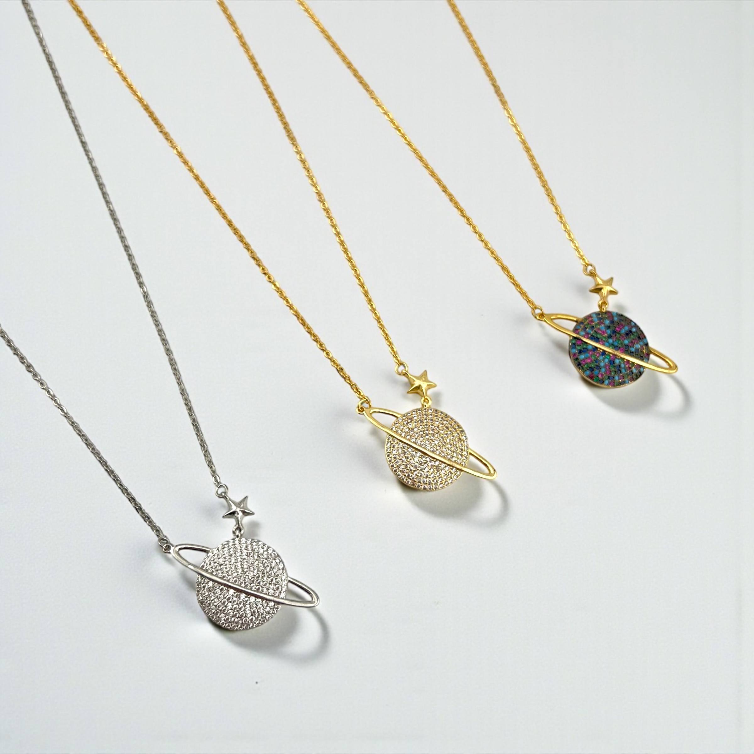 Planet Celestial Orbit Necklace