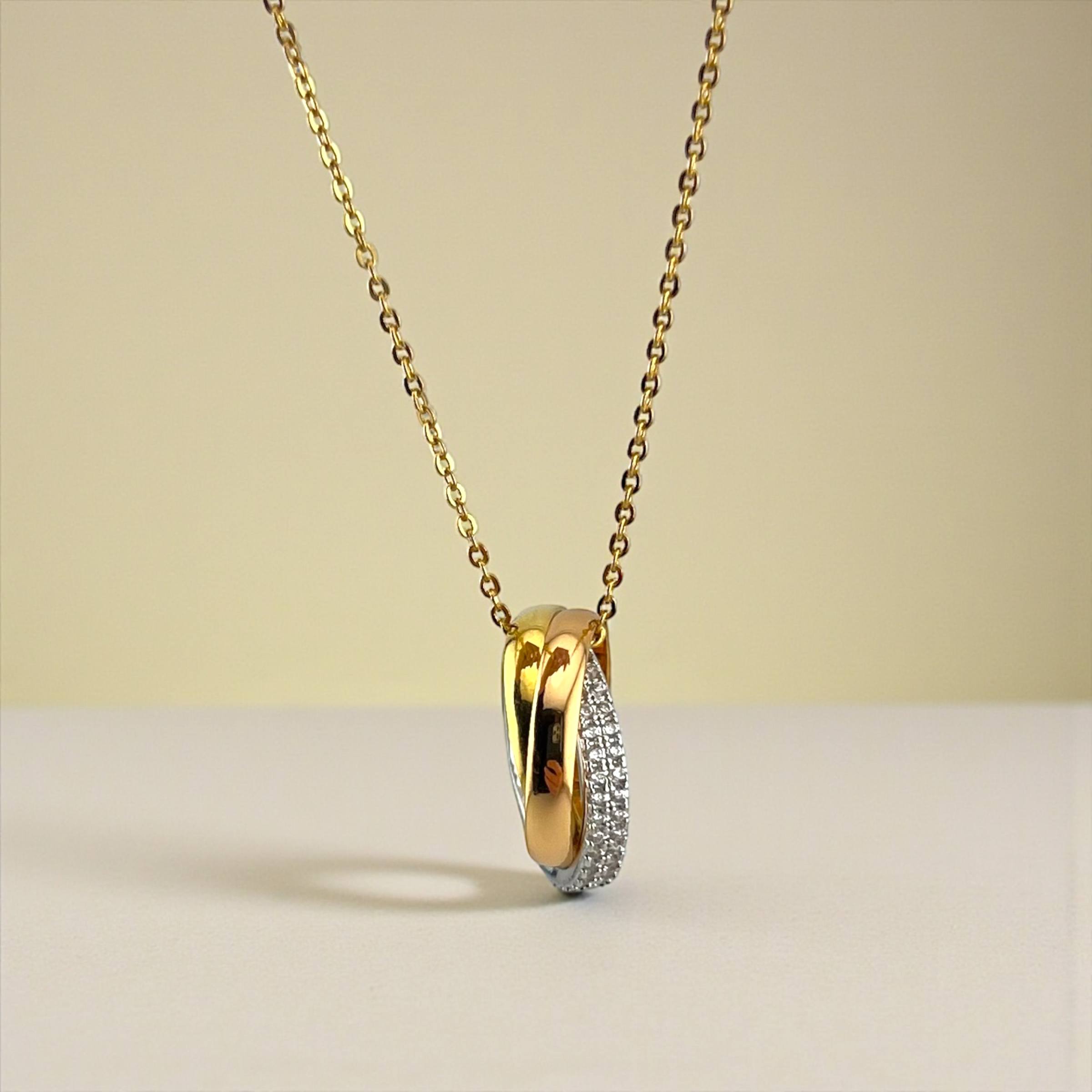 Trinity cartier Harmony Necklace ✨