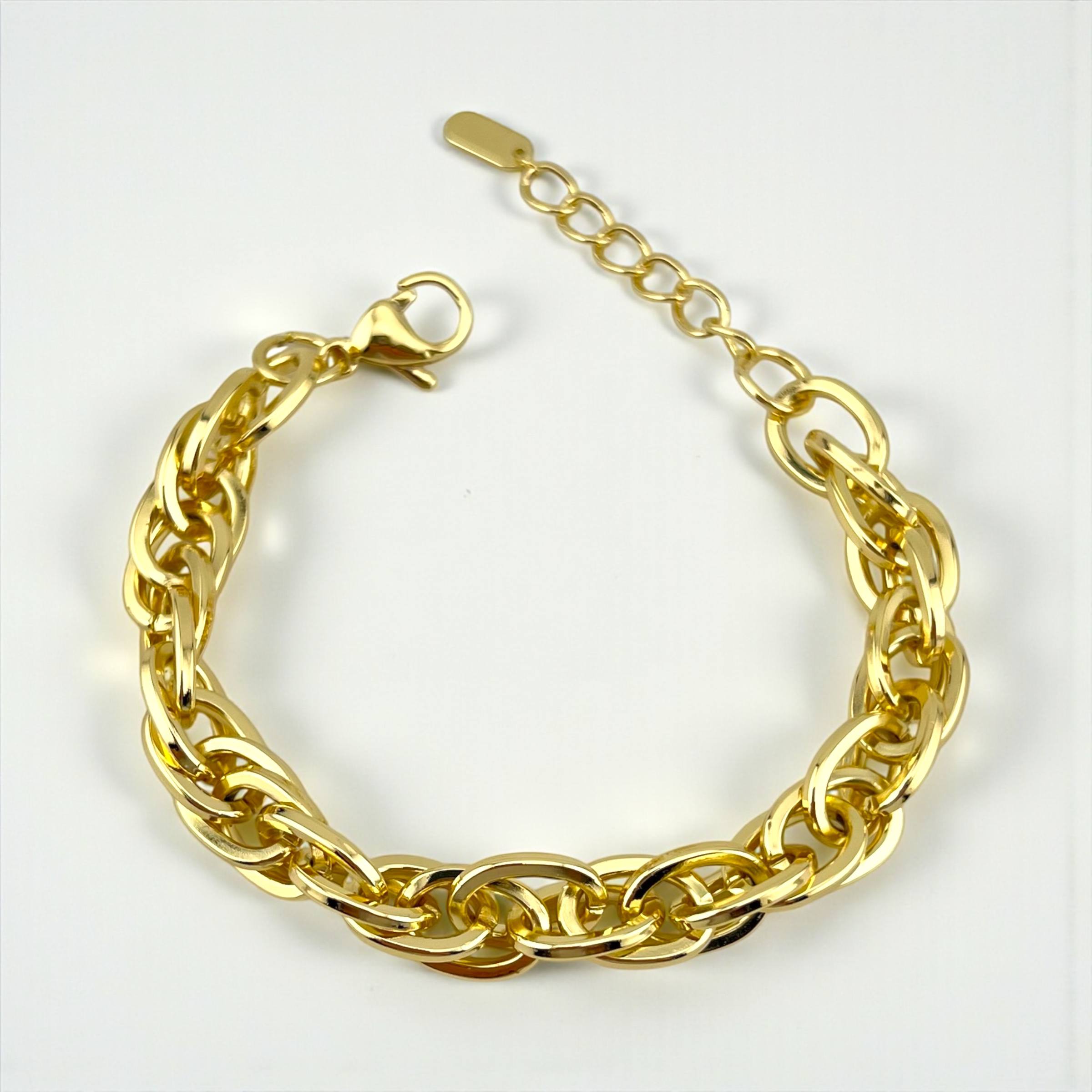 chain “Bold Links” 18K Gold-Plated Bracelet 🔗💛