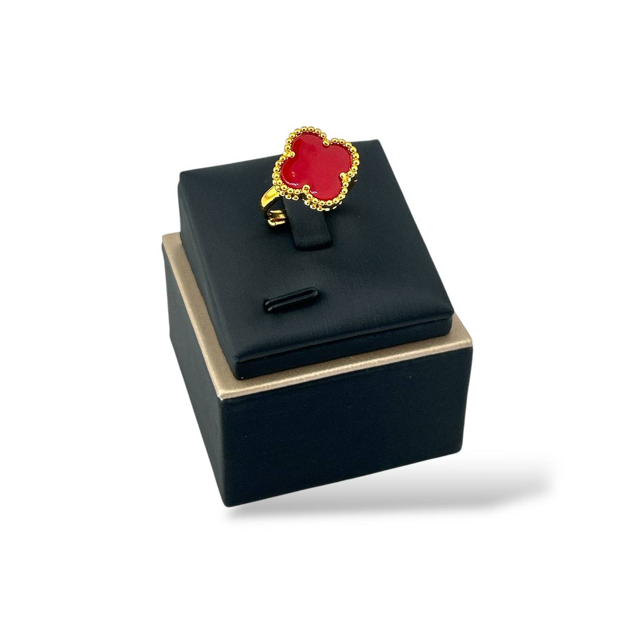 Vancleef Clover Ring – Deep Blue Elegance 💙🍀