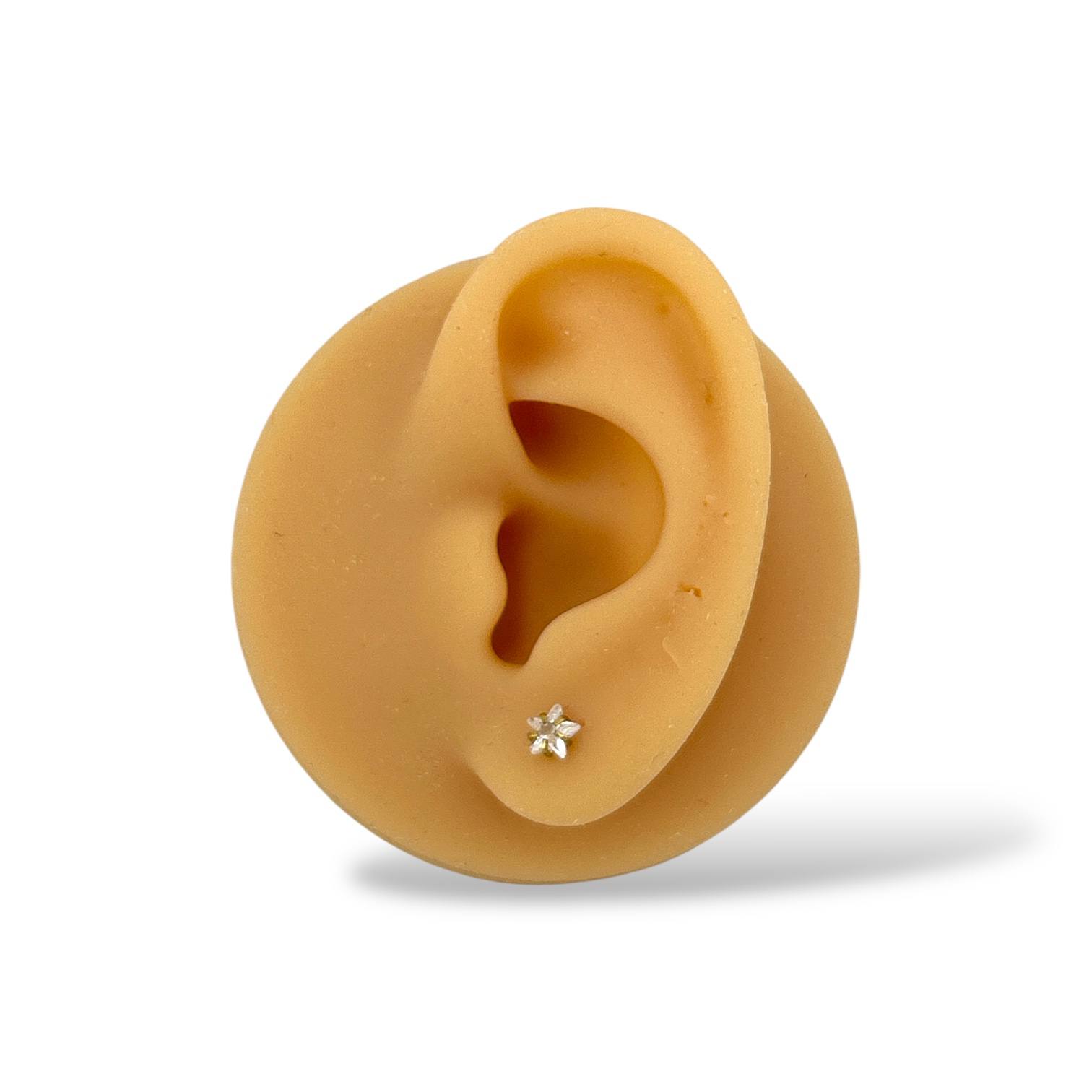 Floral Sparkle Piercing Studs