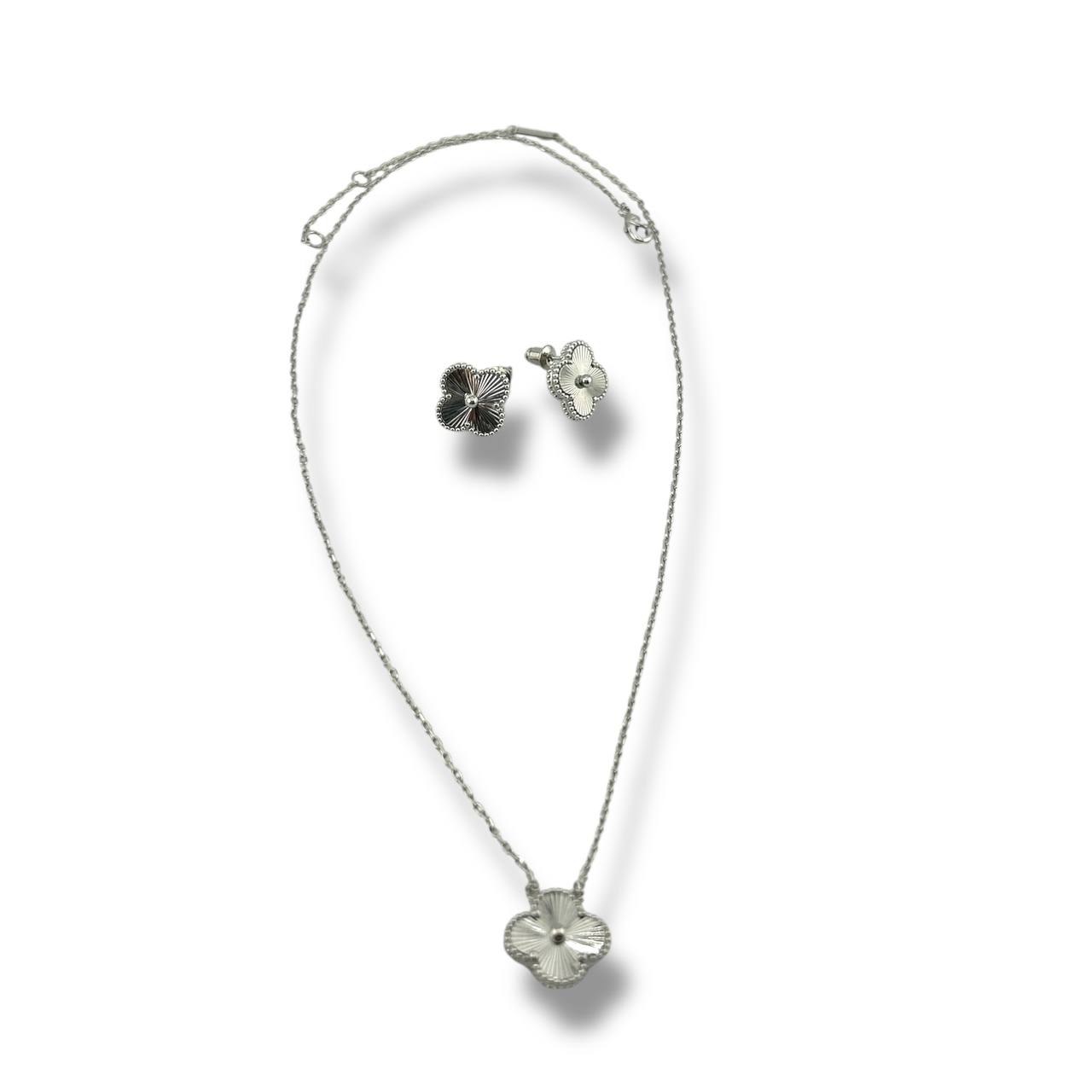 vancleef Blossom Grace Set – Silver & Gold