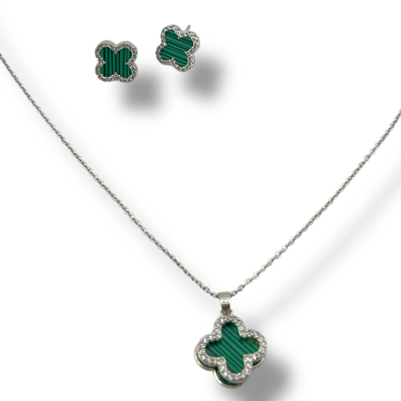 Crystal Clover Harmony Set – Silver Edition