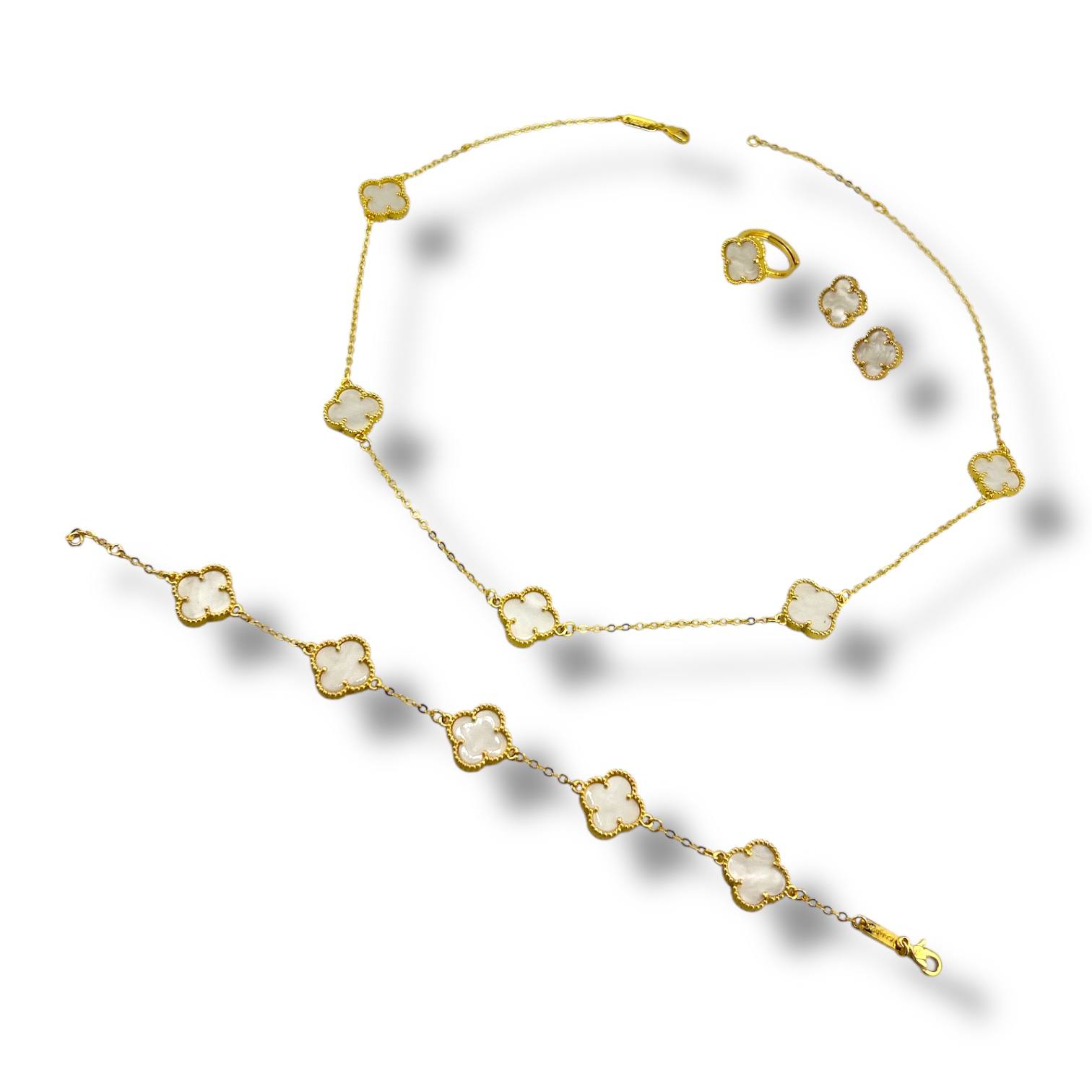 Blossom Set – Necklace, Bracelet, Ring & Earrings