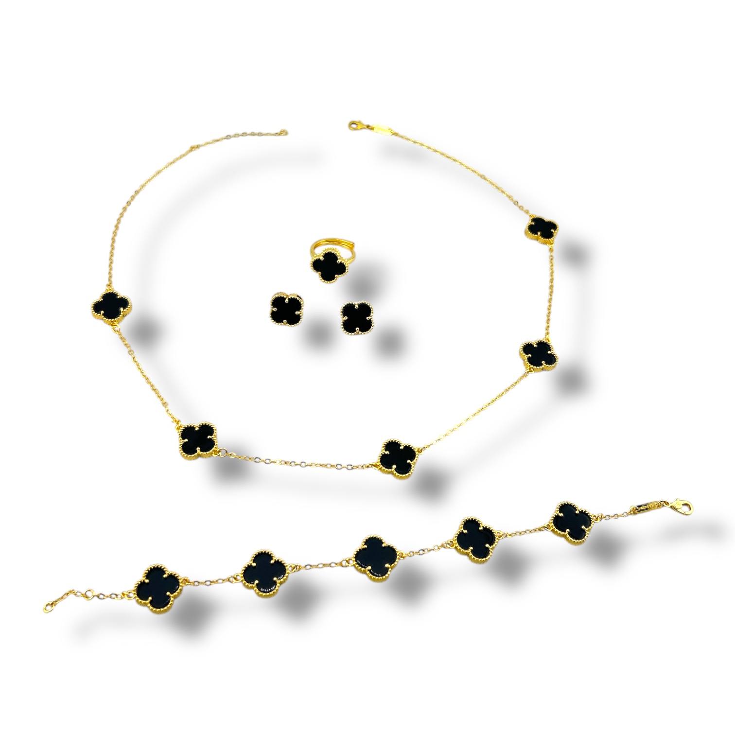 Blossom Set – Necklace, Bracelet, Ring & Earrings