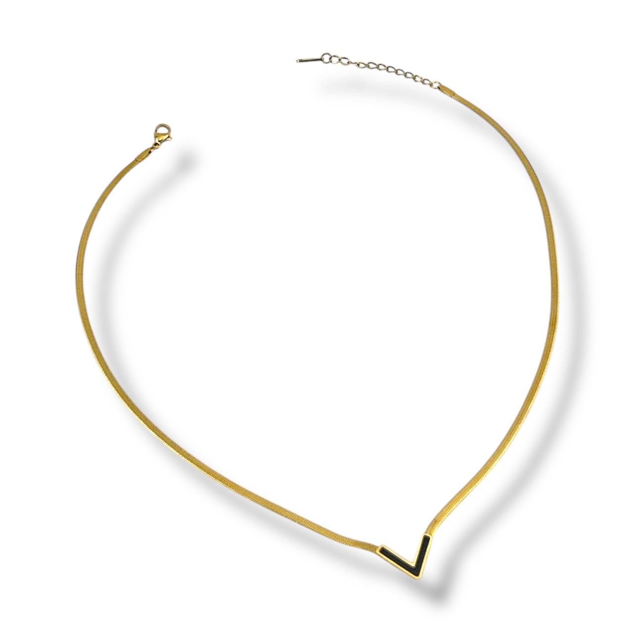 V Luxe Chevron Necklace 💛✨