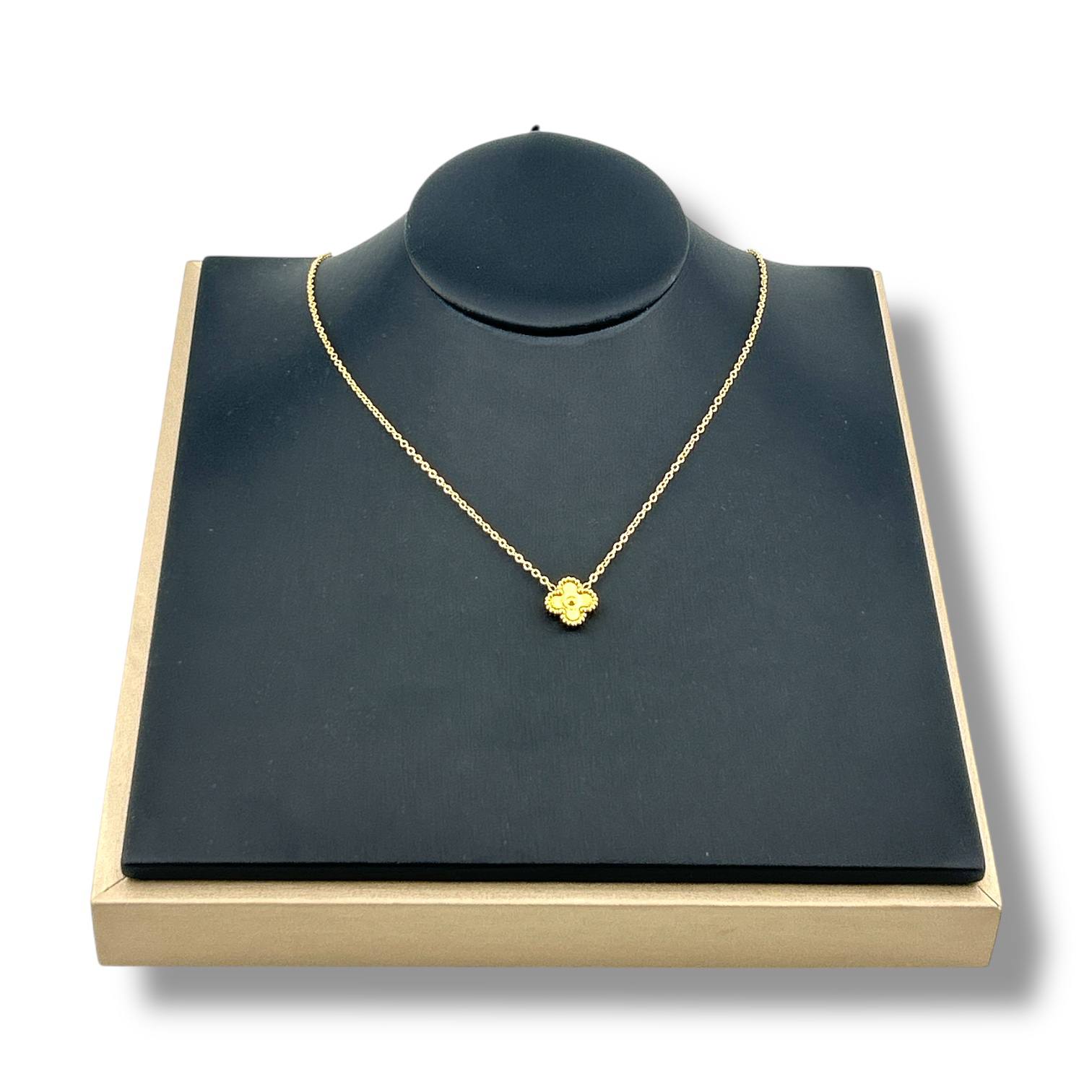 vancleef Golden Bloom Necklace 🌼✨