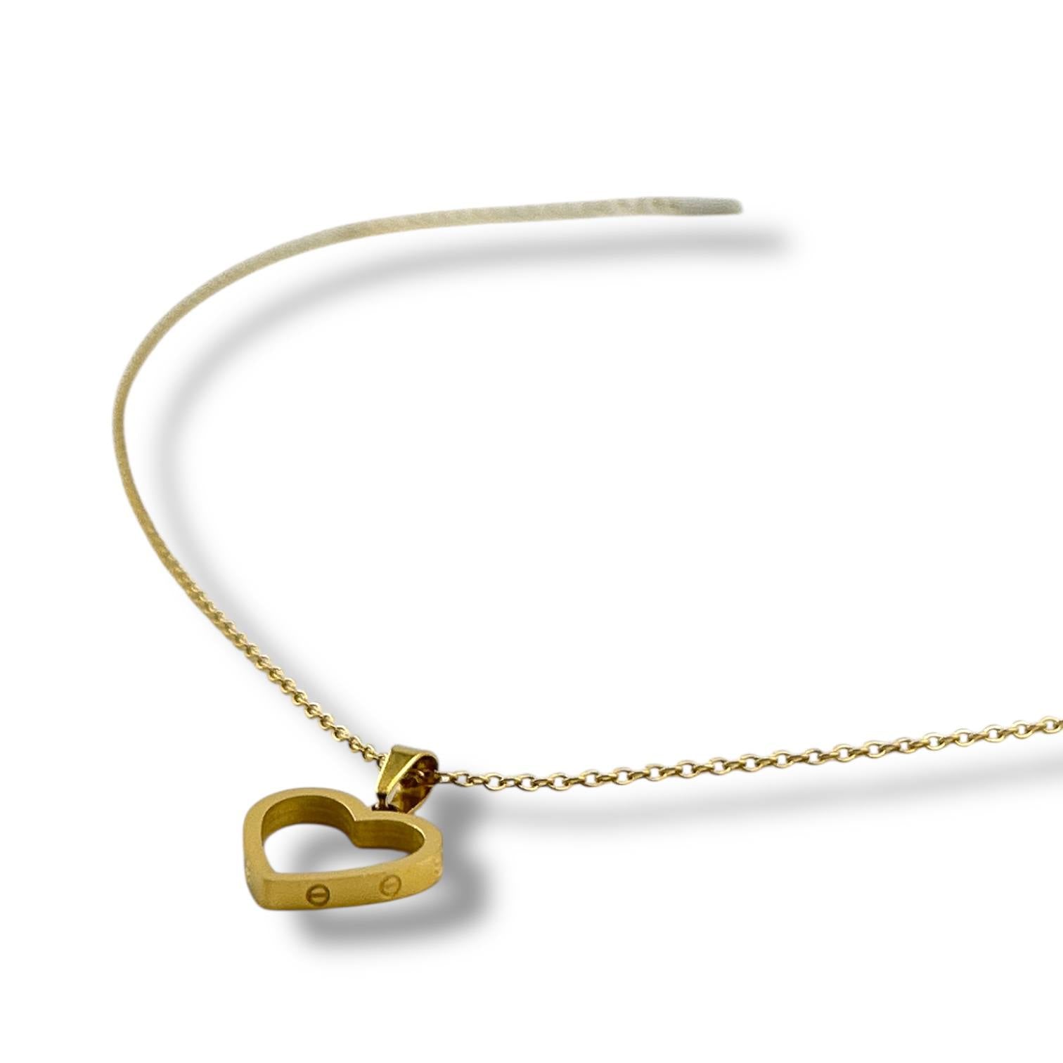 Love Bound Heart Pendant Necklace