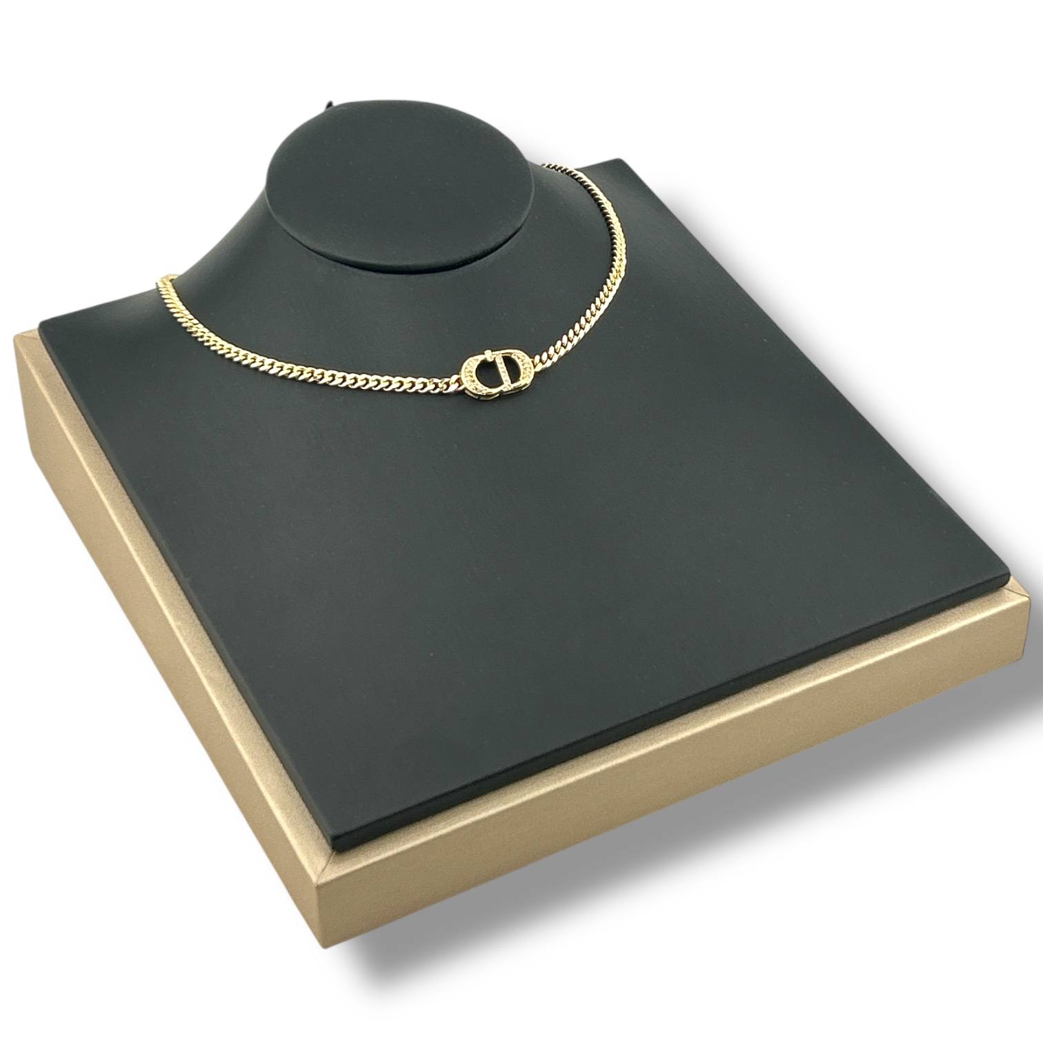 CD Classic Emblem Necklace – Gold Edition