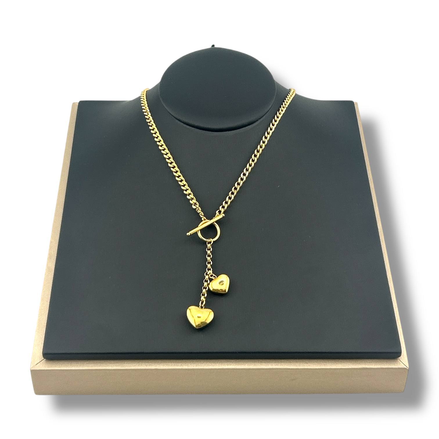 Drop Heart Necklace