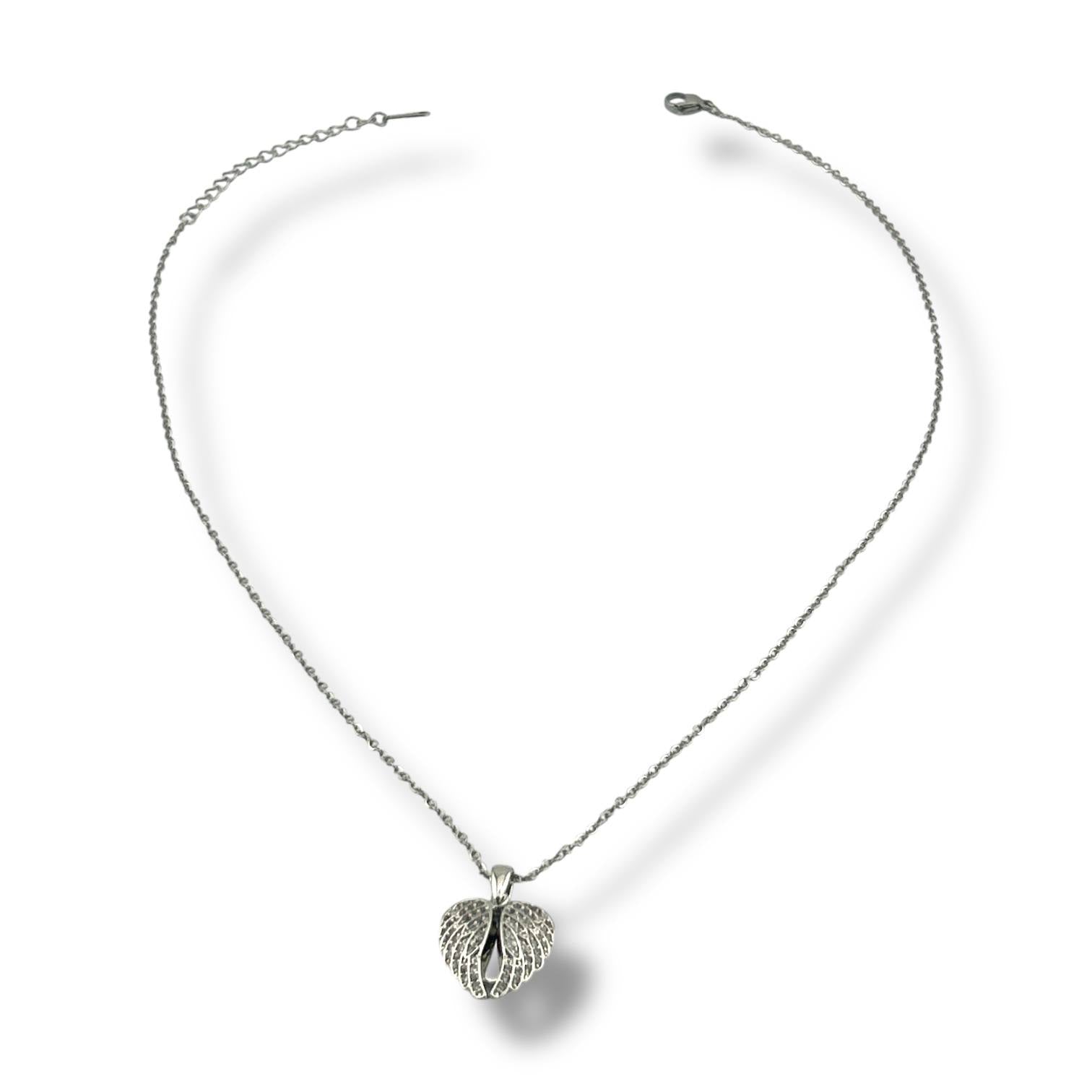 Angel Heart Wing Necklace