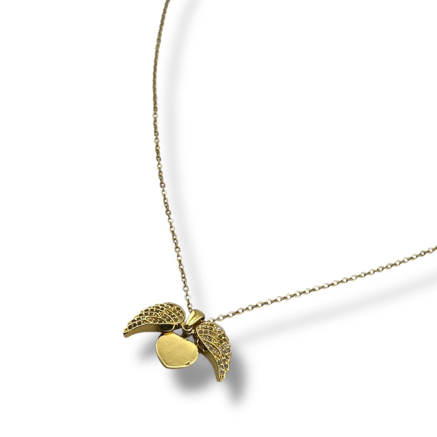 Angel Heart Wing Necklace