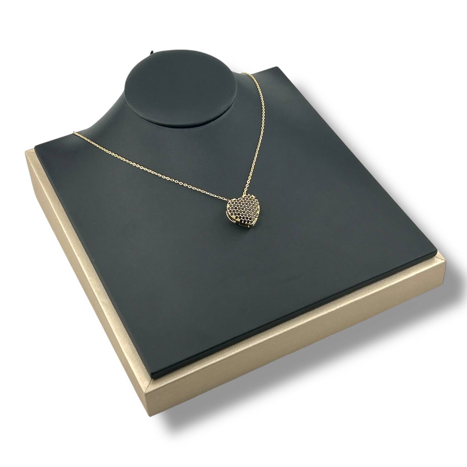 Double Heart Pop Necklace – 18K Gold-Plated