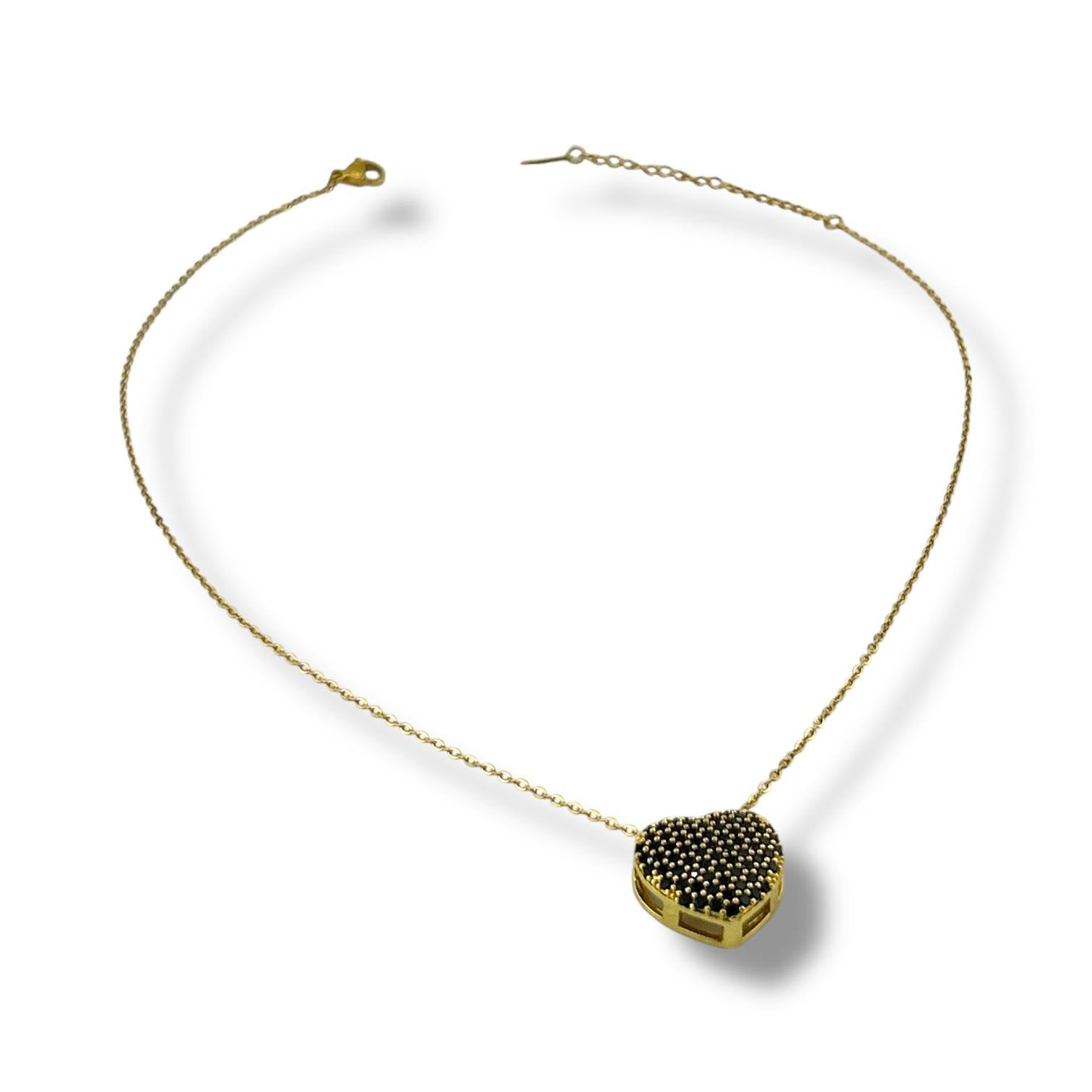 Double Heart Pop Necklace – 18K Gold-Plated