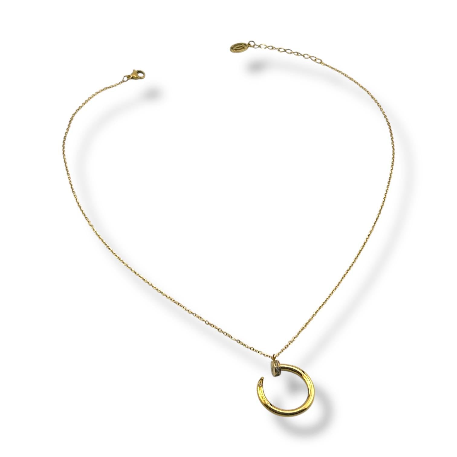 Golden Cartier Necklace – 18K Gold-Plated