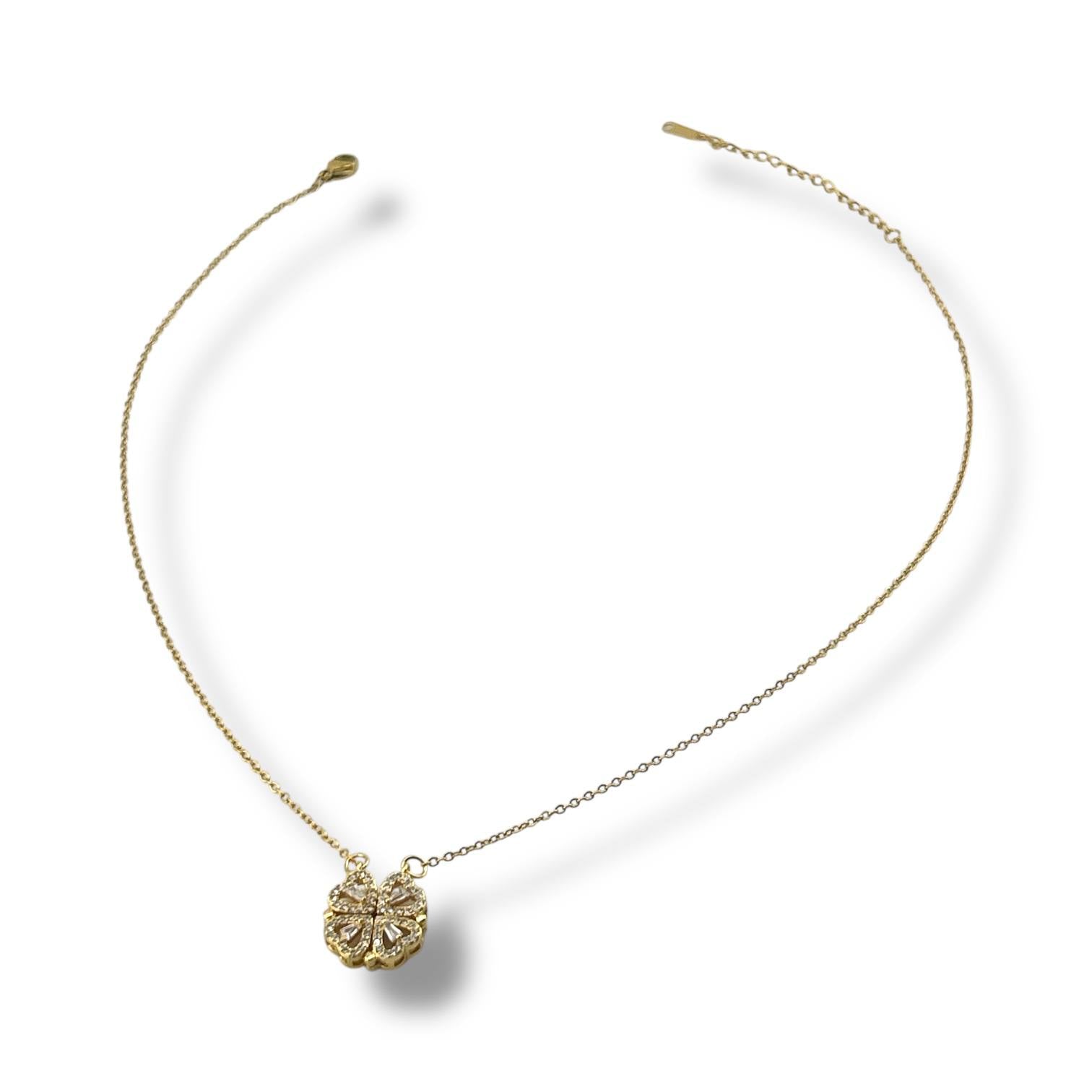 Golden Butterfly Pendant Necklace – 18K Gold-Plated