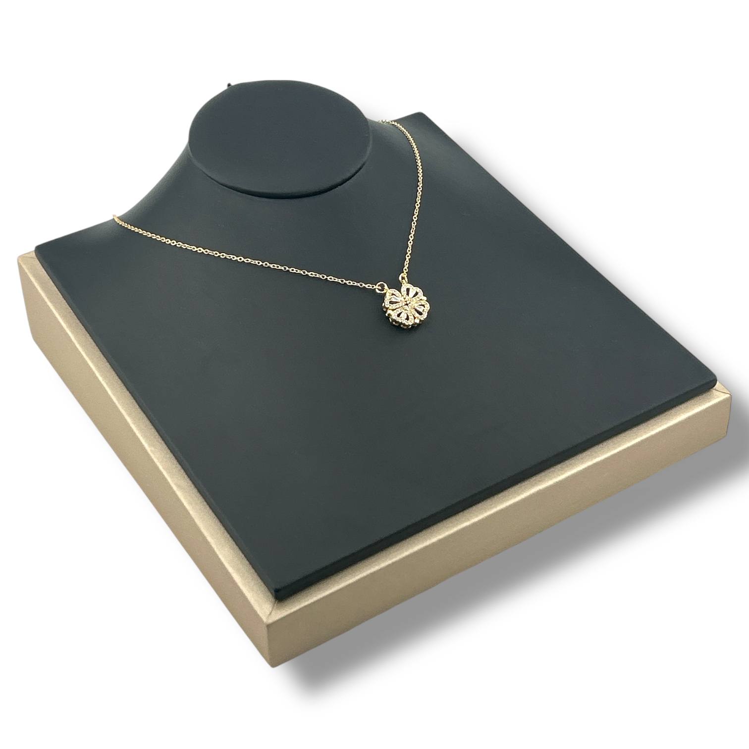 Golden Butterfly Pendant Necklace – 18K Gold-Plated