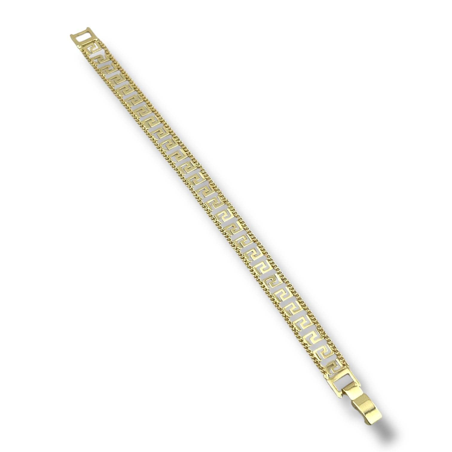 Greek Key Gold Bracelet – Timeless Luxury Design