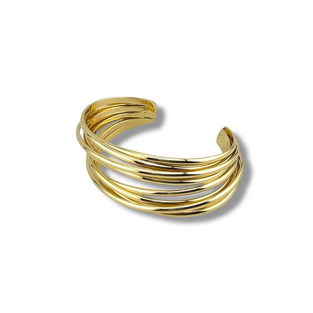Twisted Elegance bracelet– 18K Gold-Plated