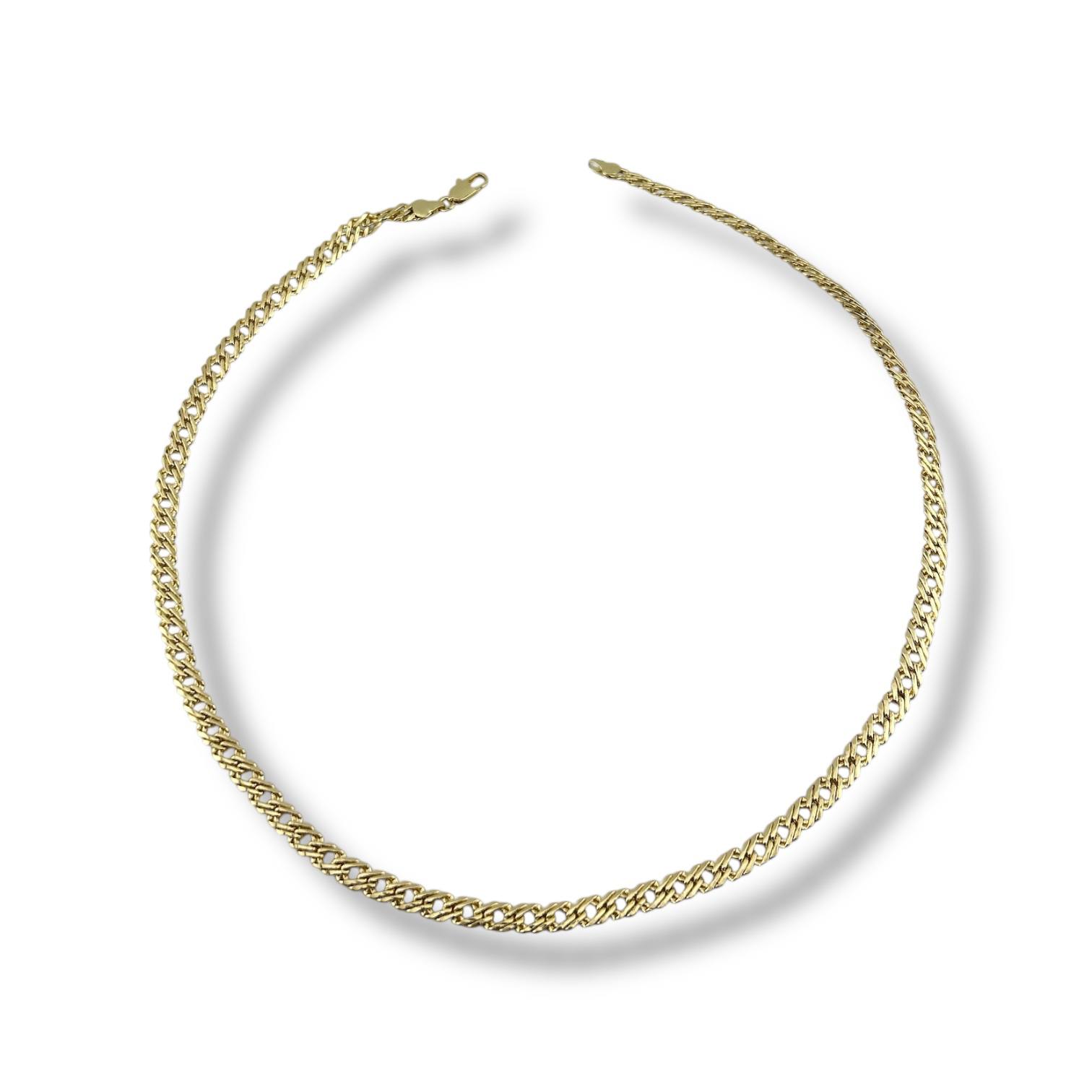 Poshewix – Sleek Cuban Link Chain Necklace 💛✨