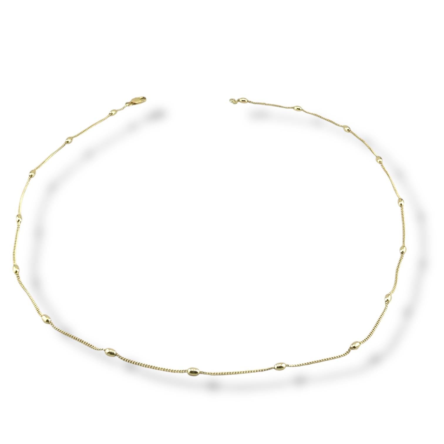 Poshewix – Dainty Satellite Bead Chain Necklace
