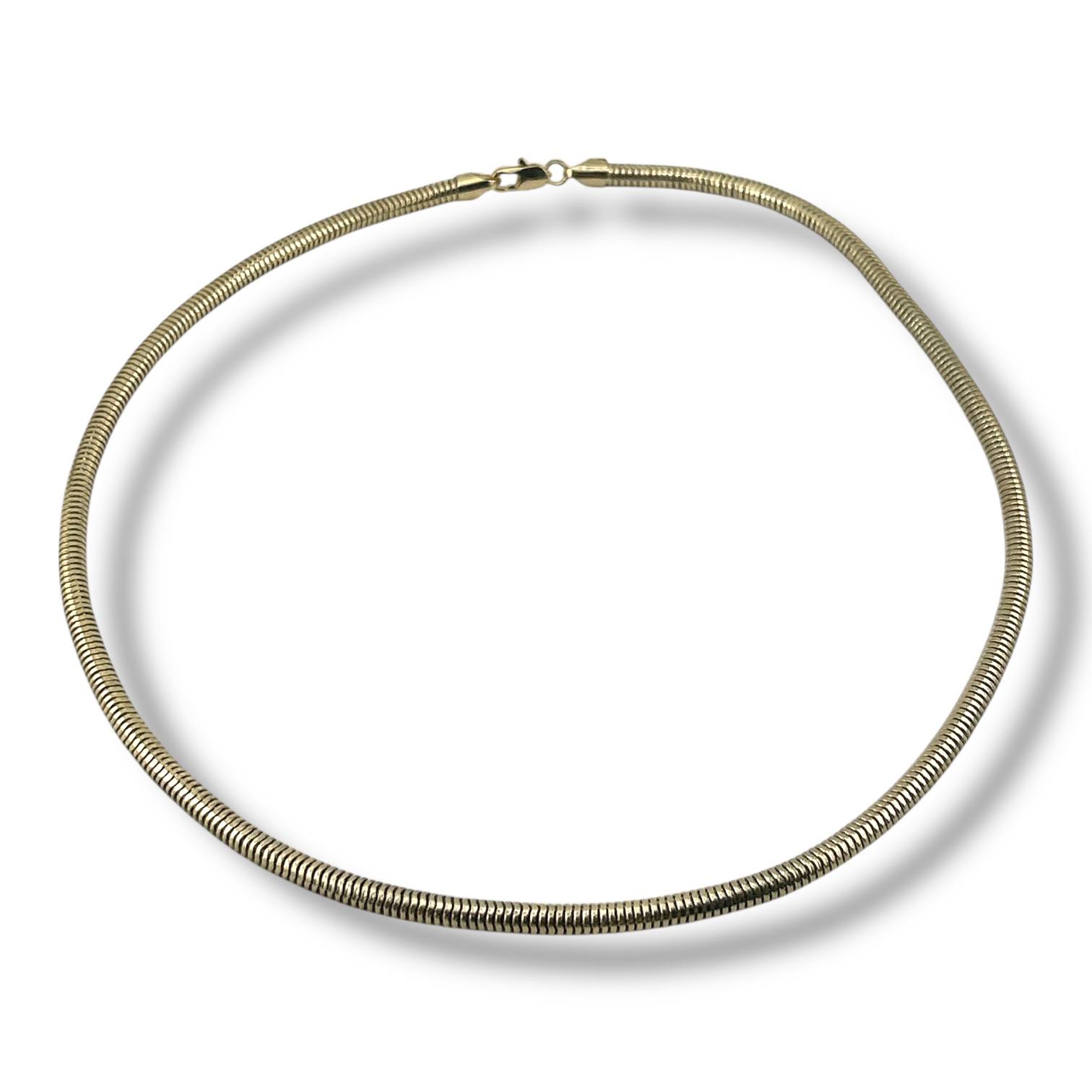 Classic Gold Herringbone Snake Chain Necklace ✨