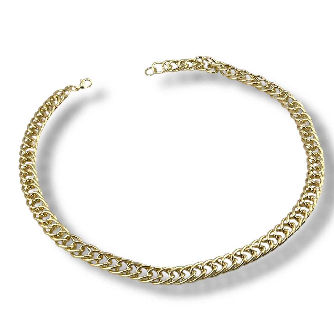Bold Cuban Link Gold Necklace