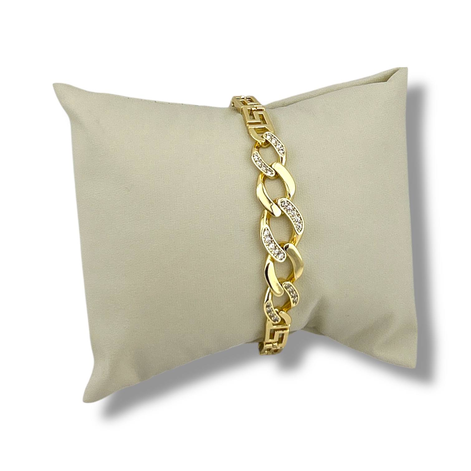 Golden link bracelet
