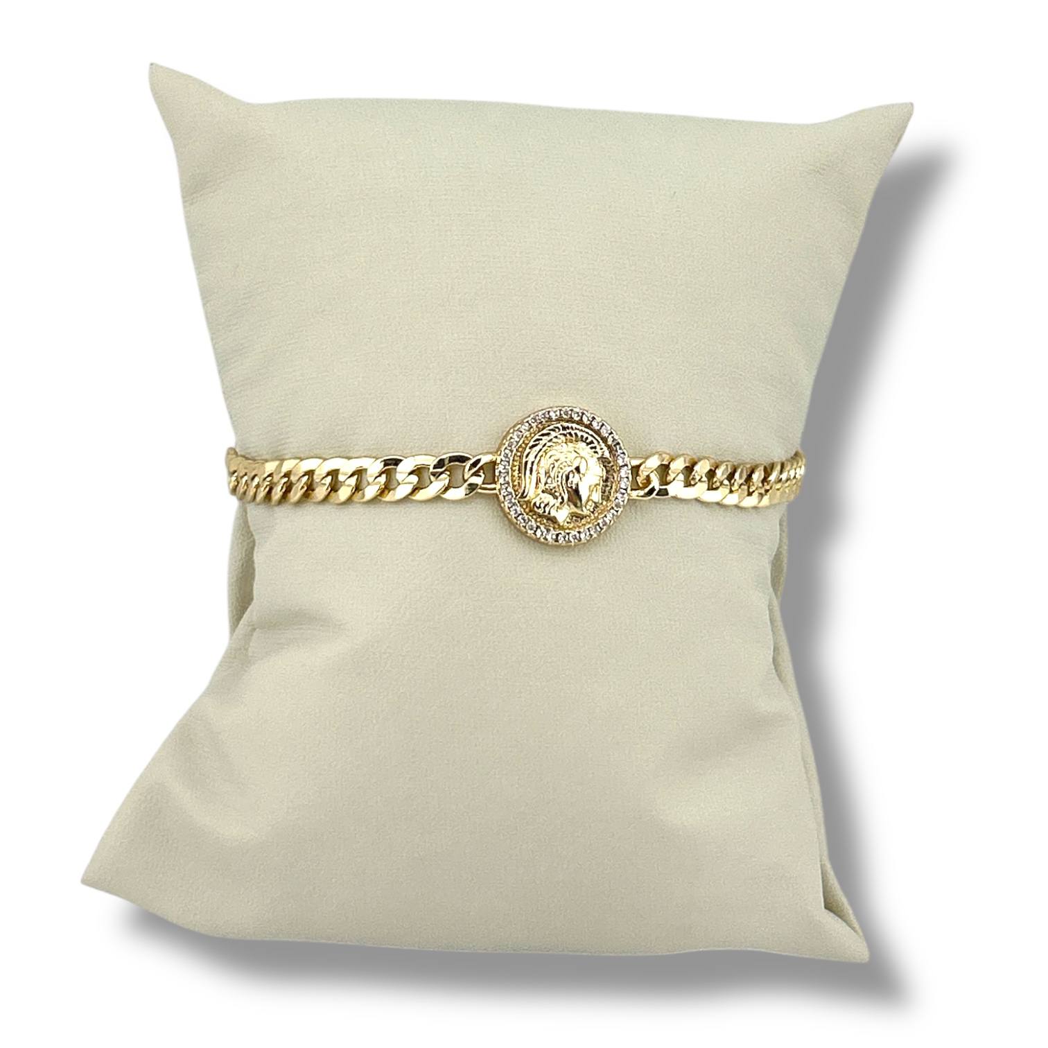 Ancient quarter Coin Gold Bracelet 🪙