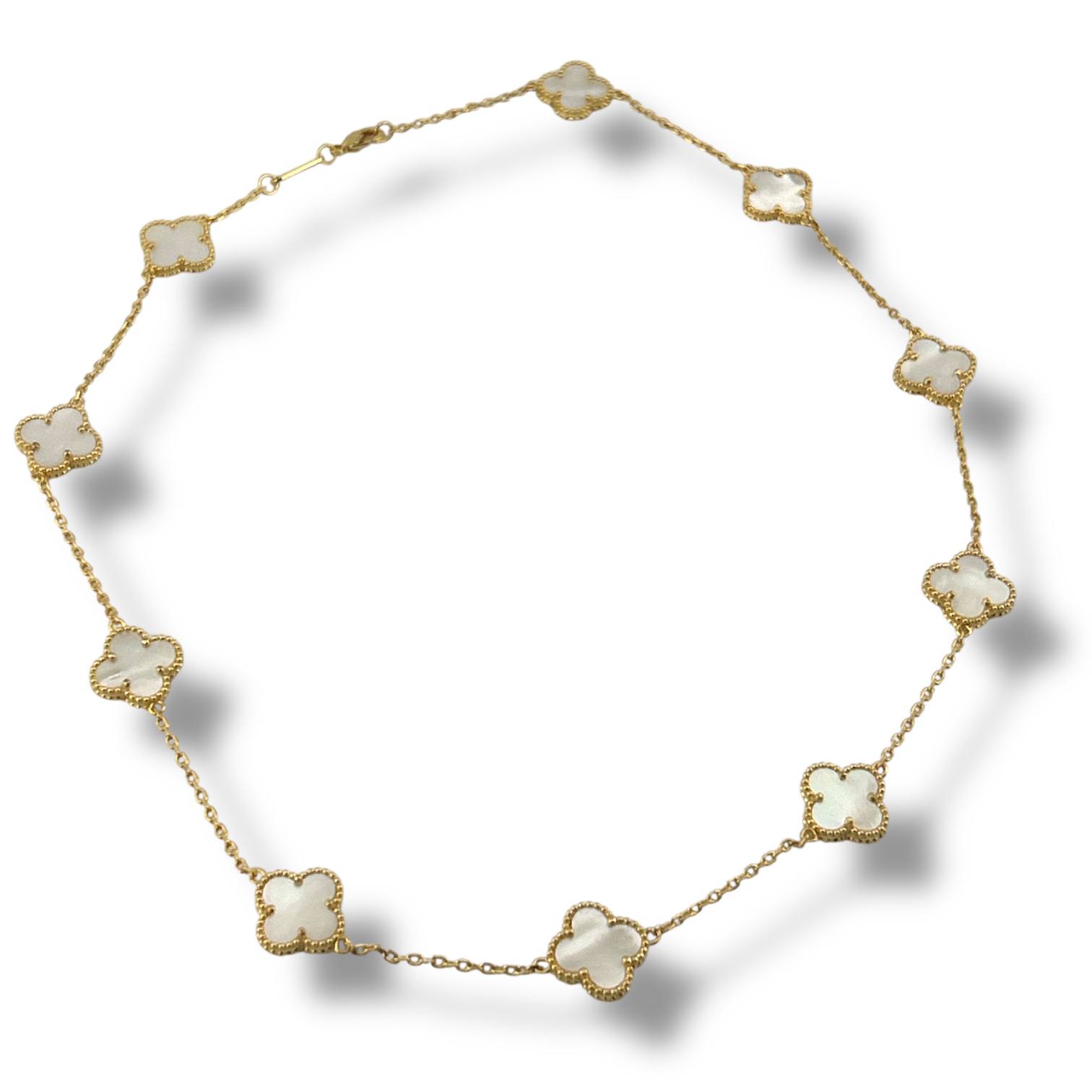 Vancleef 10 flower necklace