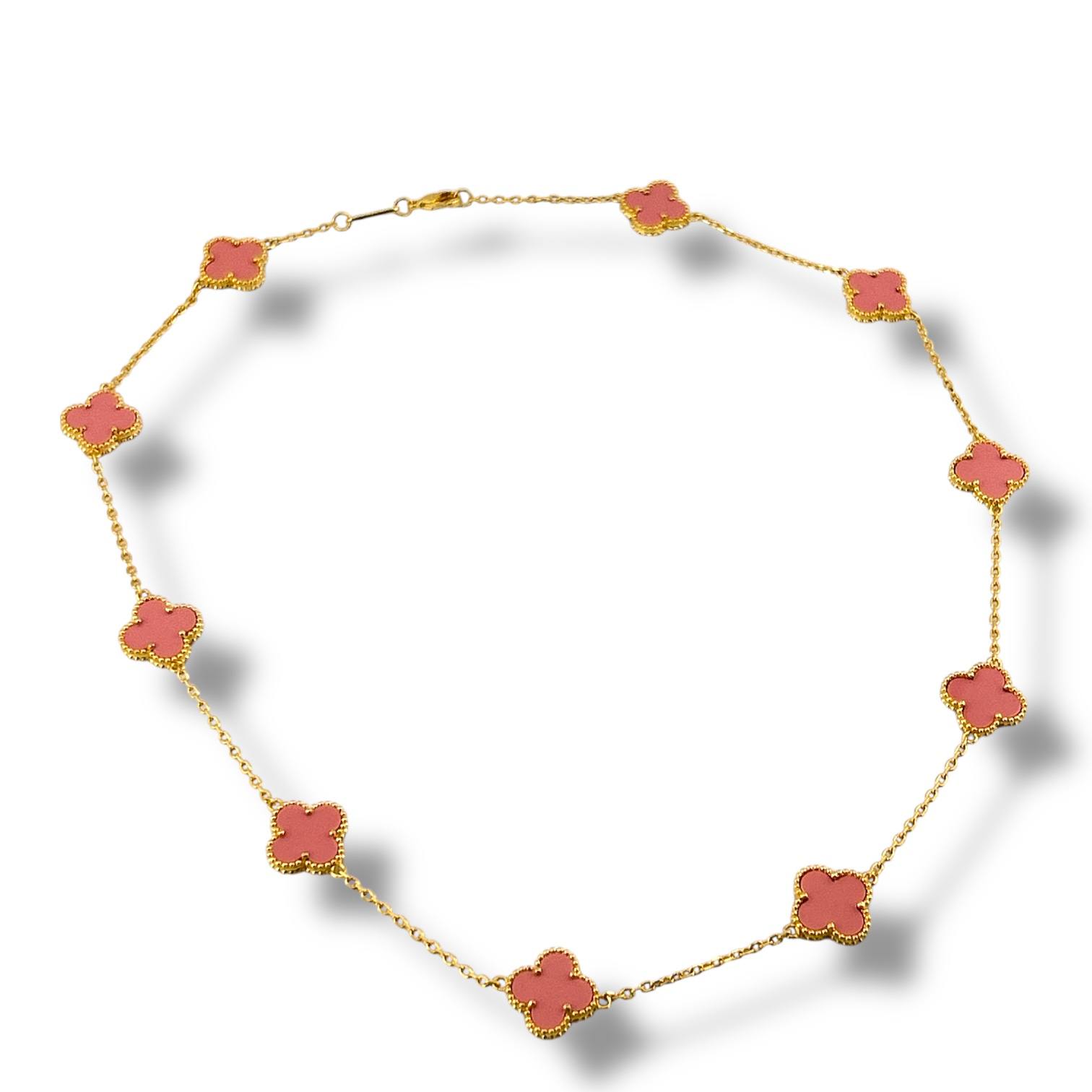 Vancleef 10 flower necklace