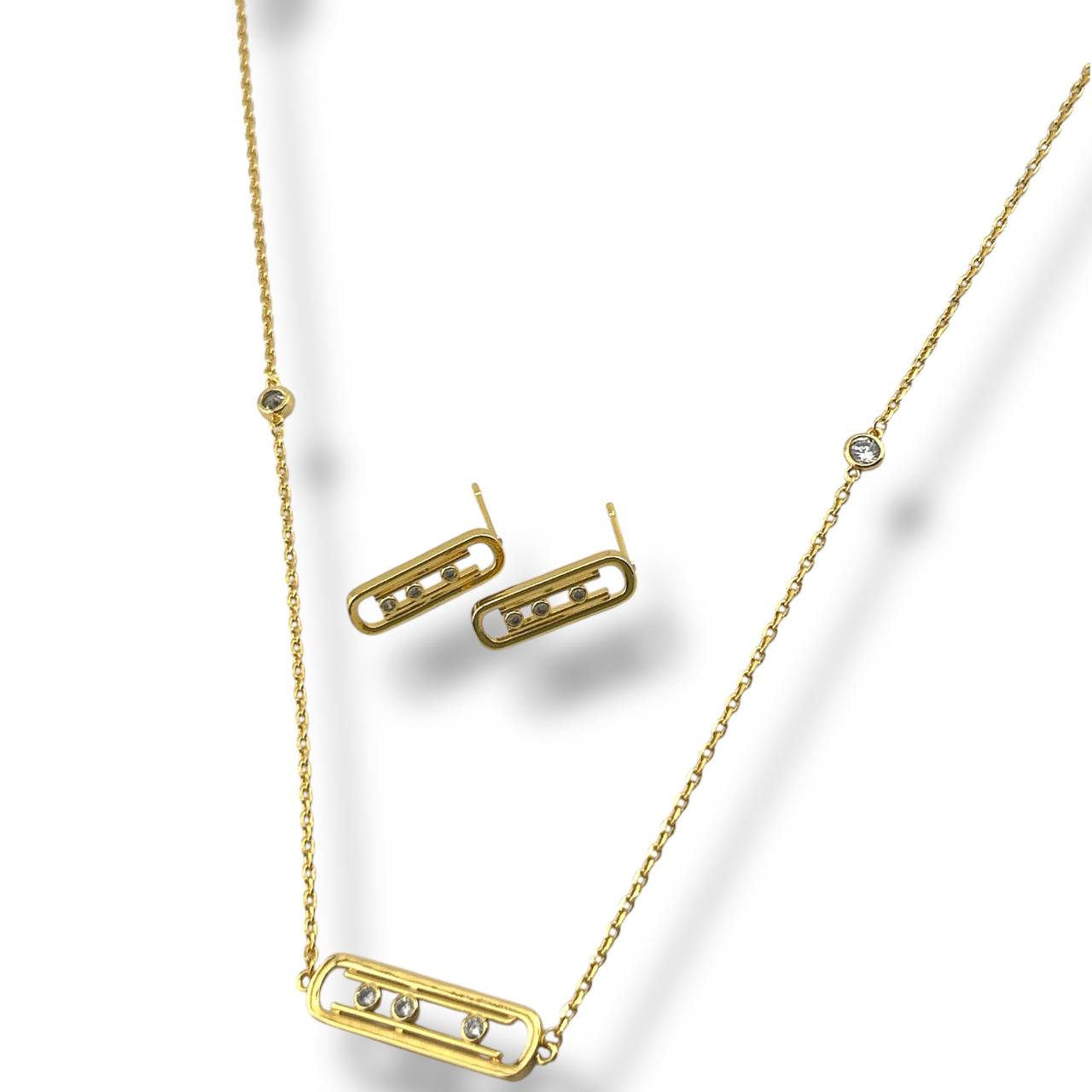 Messica Necklace & Earrings Set