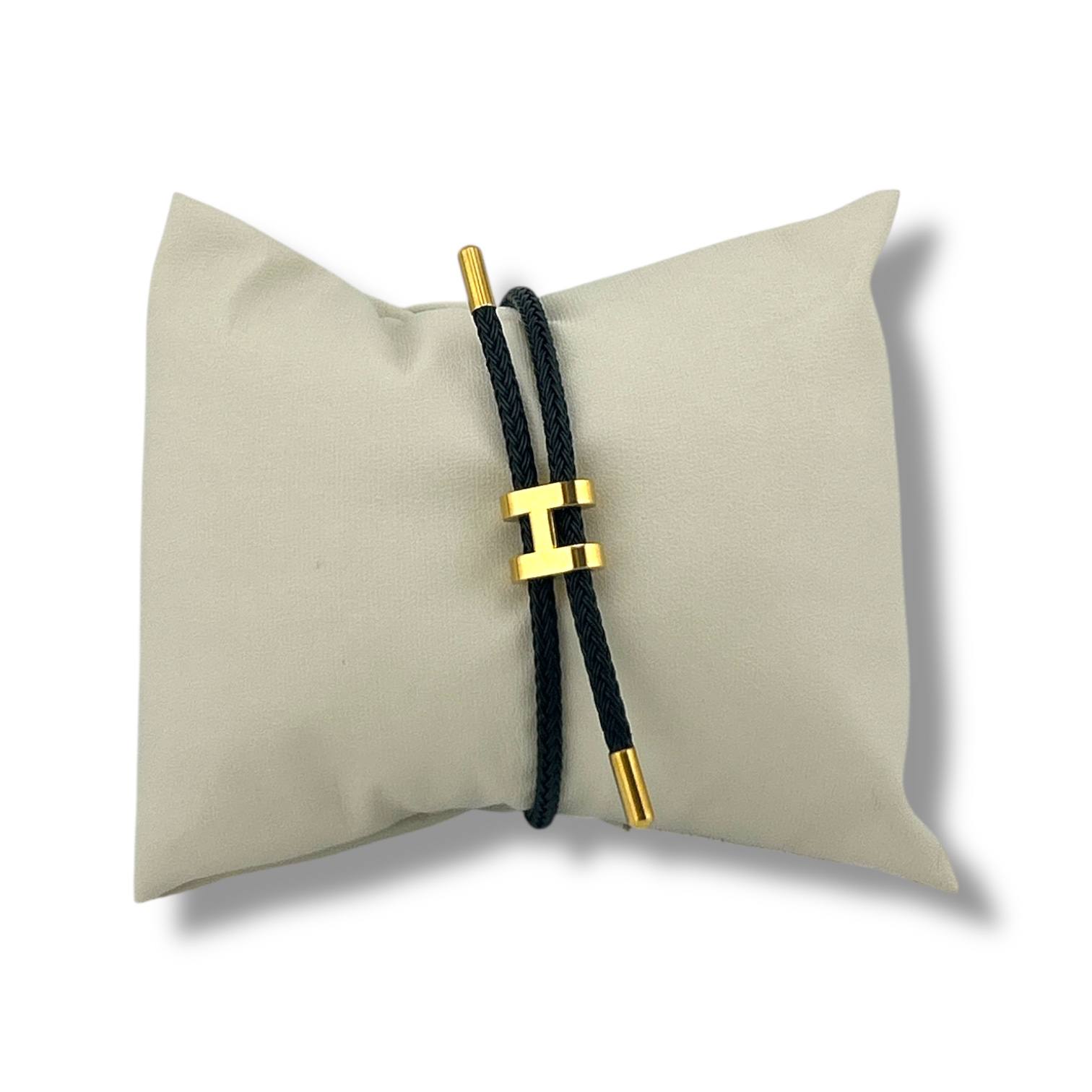 Hermès Bracelet with Gold “H” Clasp 🪢