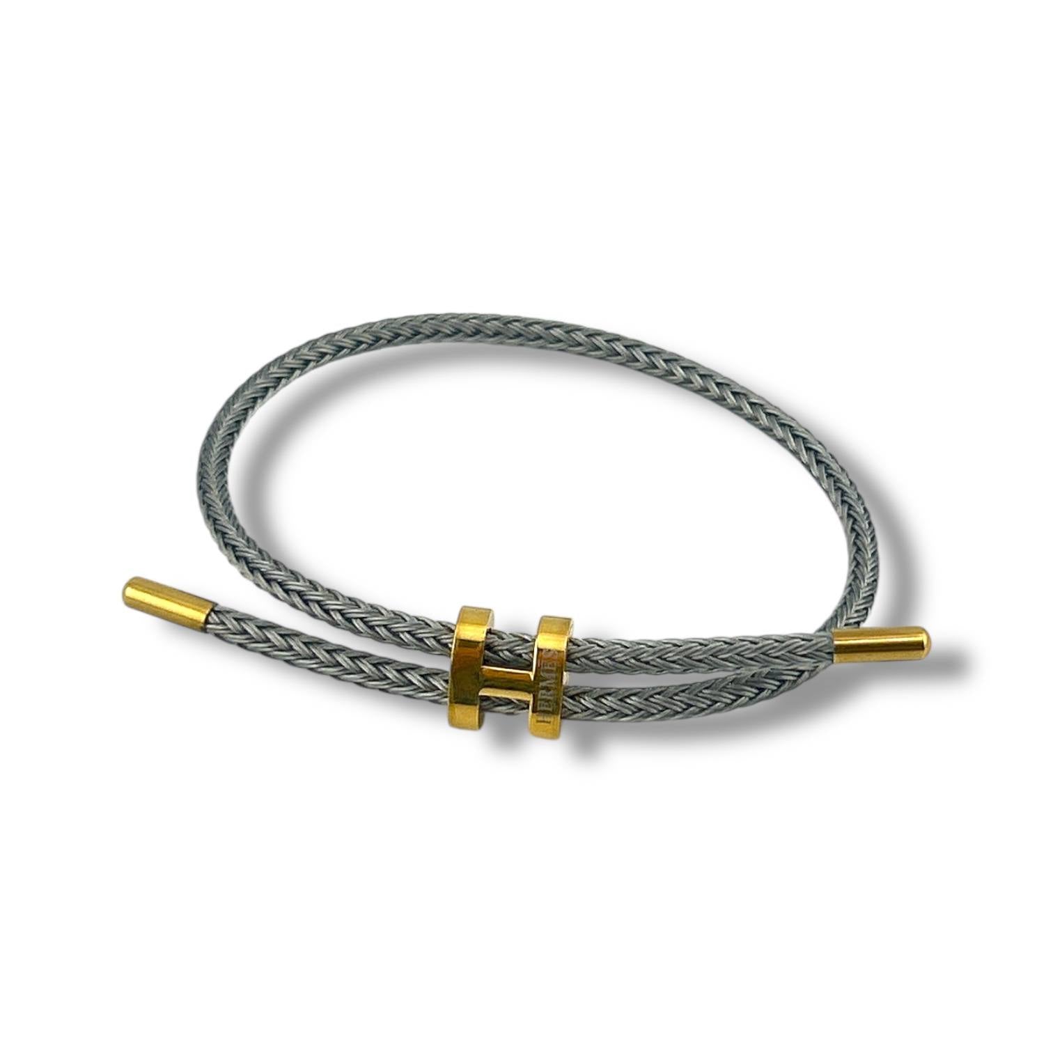 Hermès Bracelet with Gold “H” Clasp 🪢