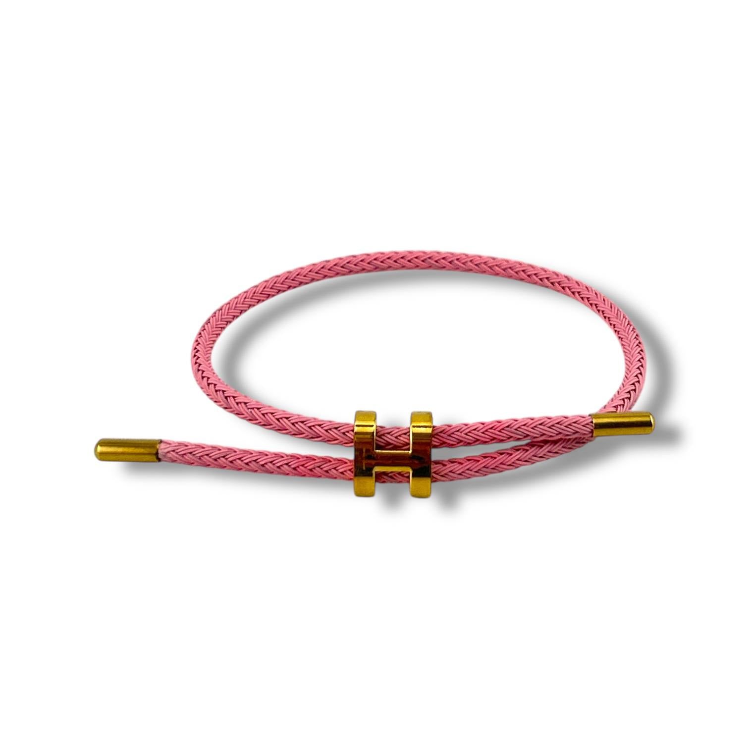 Hermès Bracelet with Gold “H” Clasp 🪢